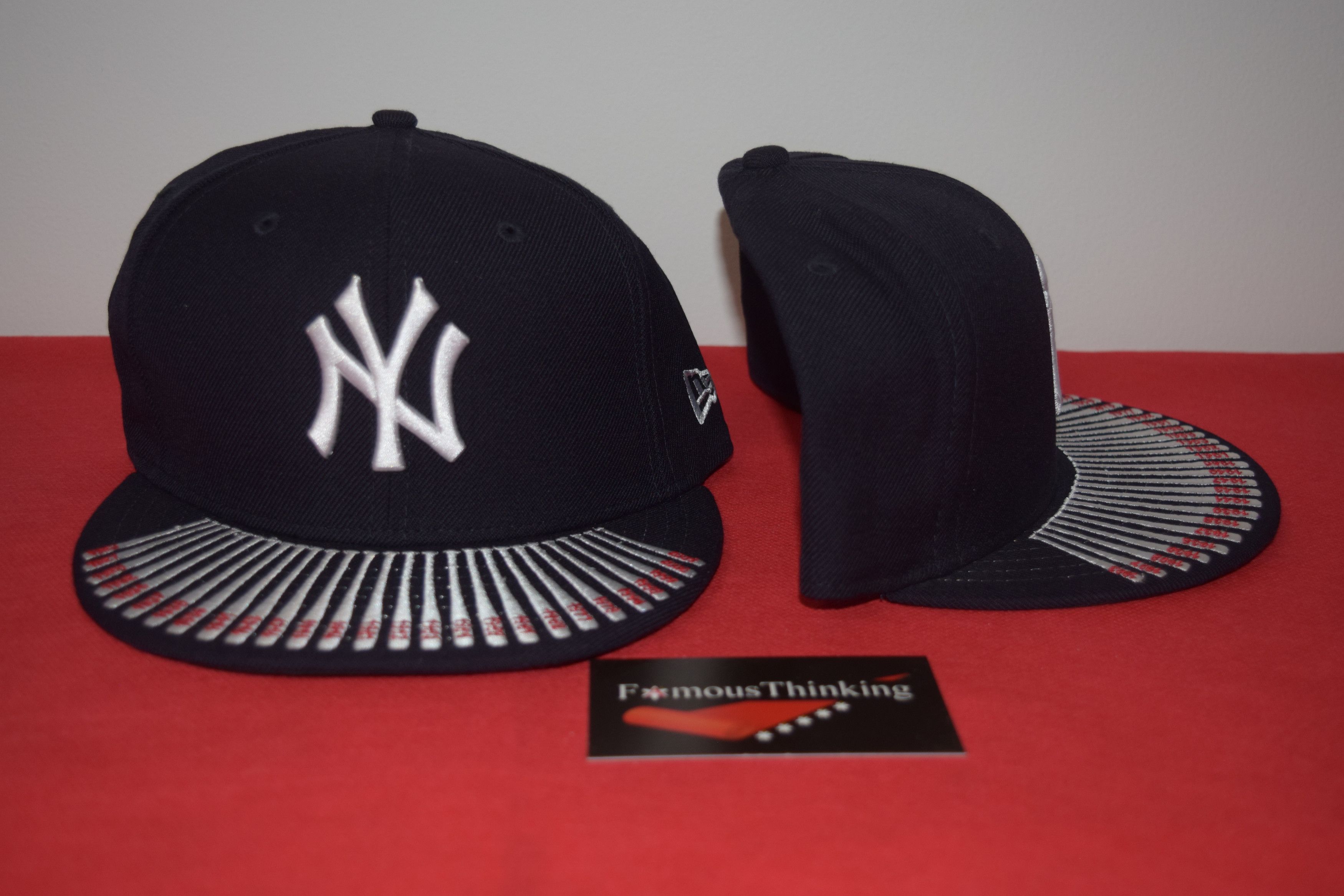 Spike Lee Red Yankees Hat Spike Lee X New Era Yankees Bats On