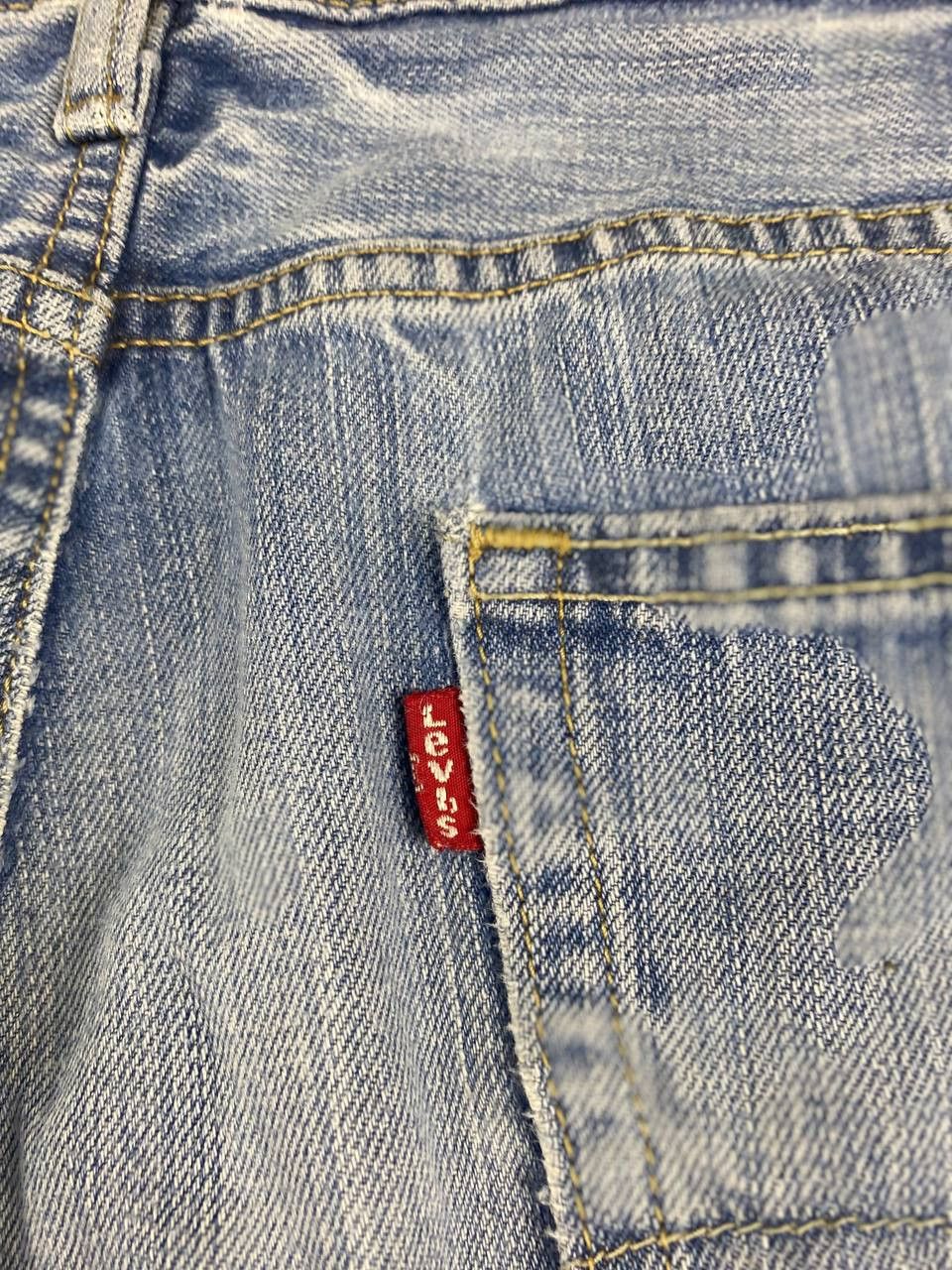 Levi's vintage levis distressed denim nice design Size US 38 / EU 54 - 5 Thumbnail