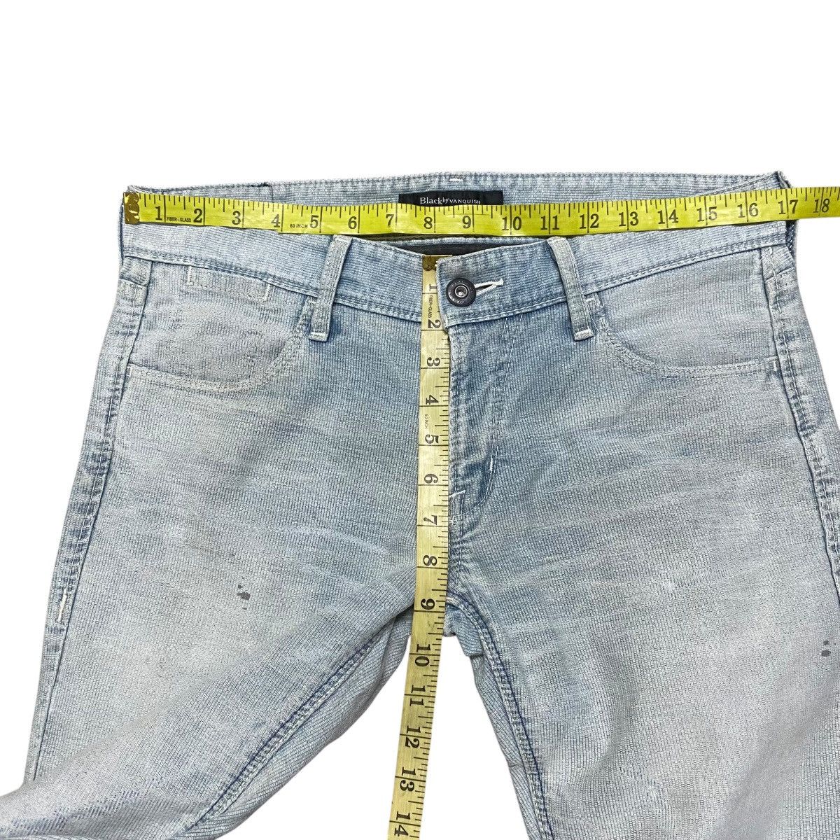 Vanquish Vanquish Mudwash Distressed Denim Skinny Jeans Size US 33 - 20 Thumbnail