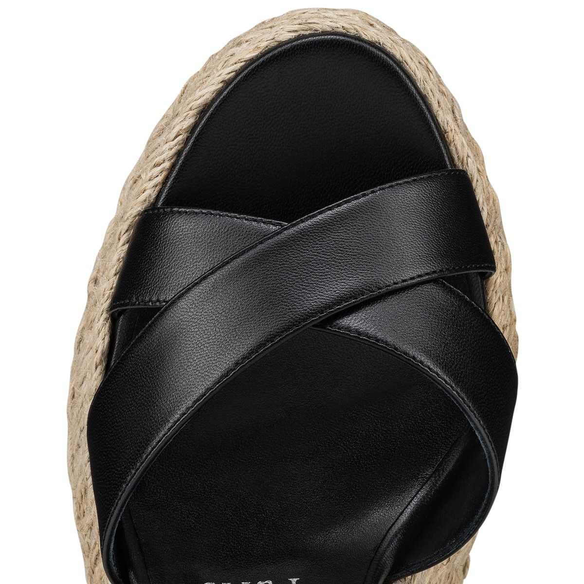Christian Louboutin o1s1wg110325 Mariza Zeppa 130 in Black Size US 10 / IT 40 - 3 Thumbnail