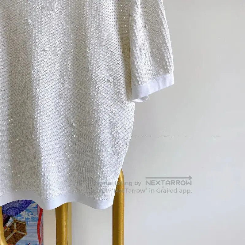 Louis Vuitton Louis Vuitton White Short Sleeve T. Size M / US 6-8 / IT 42-44 - 5 Thumbnail