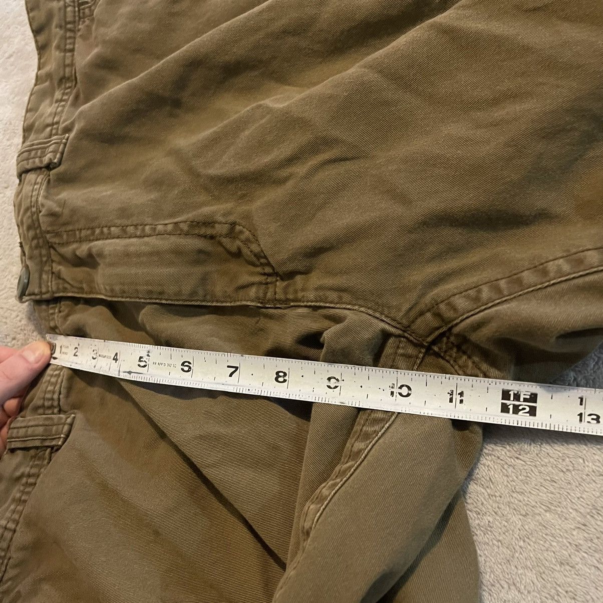 St. Johns Bay Vintage 90s St Johns Bay Mens Brown Cotton Cargo Shorts 38 Size US 38 / EU 54 - 5 Thumbnail