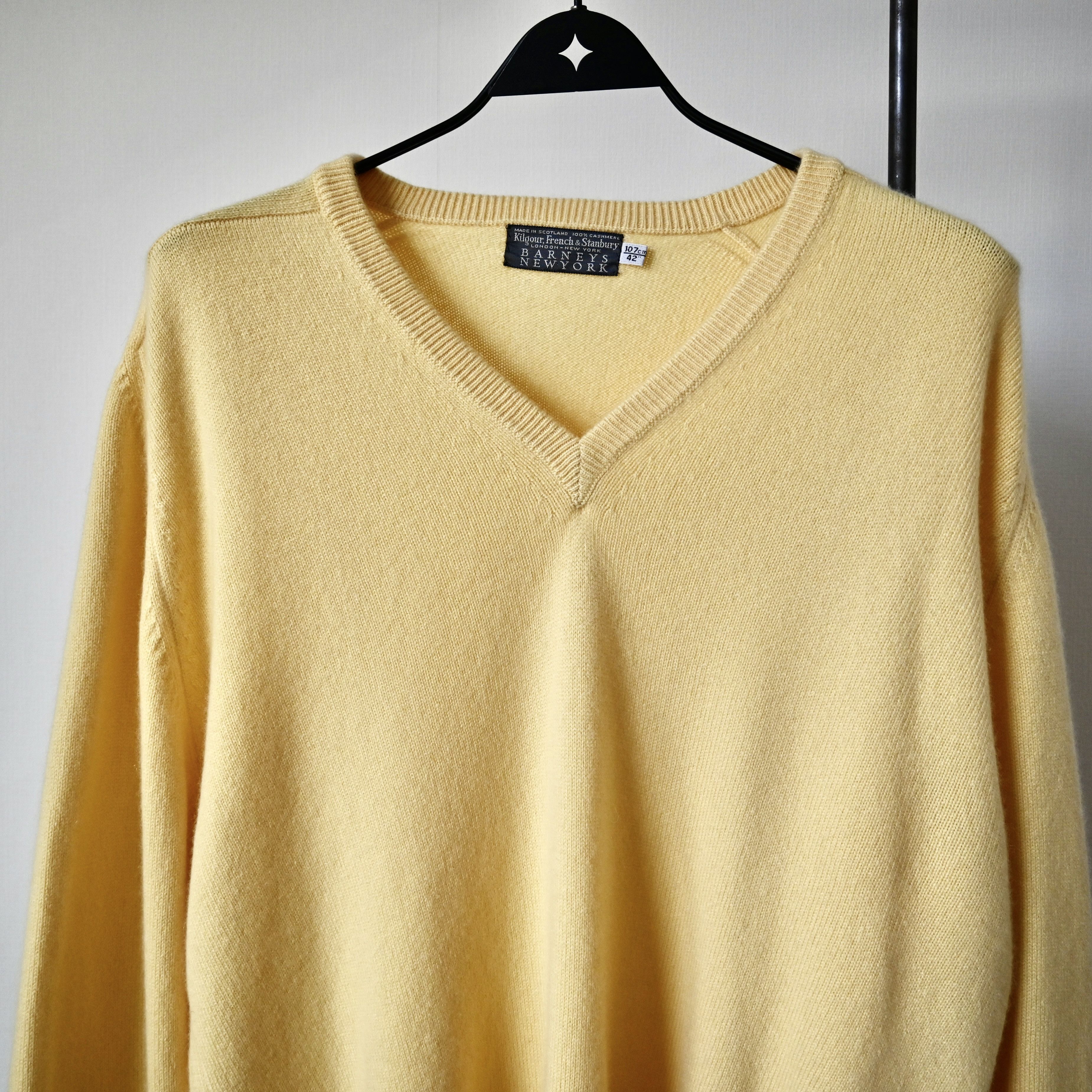 Barneys New York VTG 1990s Kilgour for BARNEYS NY Scottish cashmere sweater Size US L / EU 52-54 / 3 - 5 Thumbnail