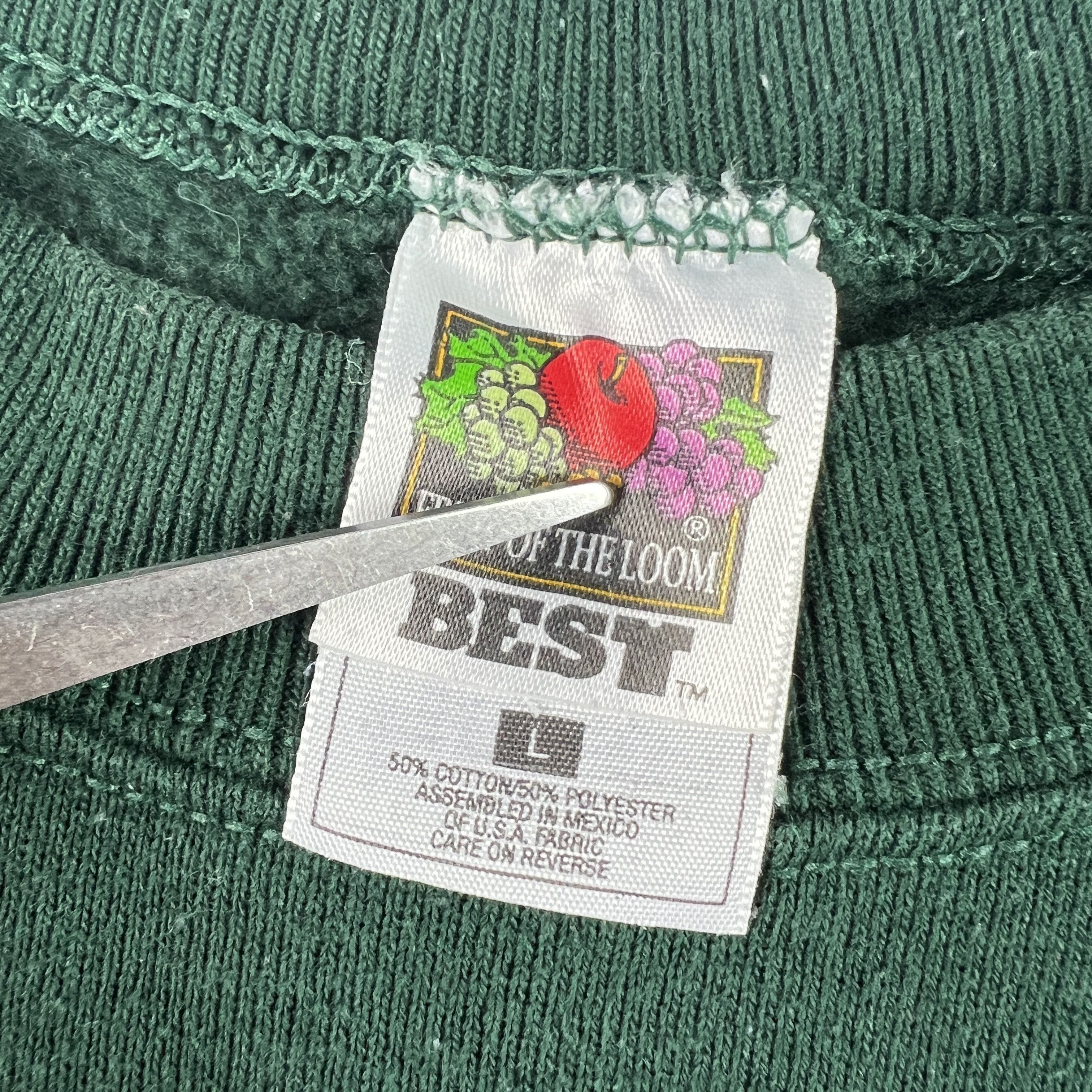 Fruit Of The Loom × NFL × Vintage VTG 90s Green Bay Packers Sweatshirt Green Helmet Crewneck Size US M / EU 48-50 / 2 - 11 Thumbnail