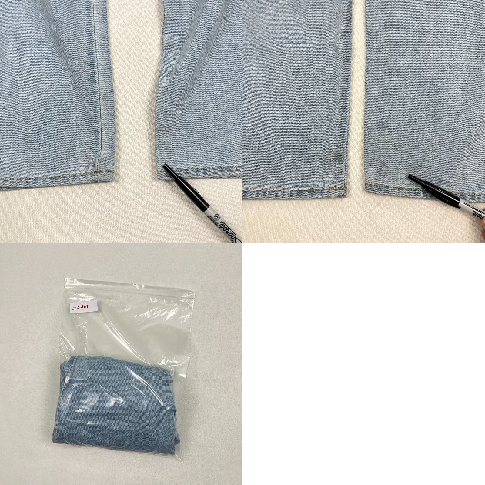 Denime VINTAGE Rollas Jeans 26 W26 I31 Straight Leg Light Denim Distressed Organic Cotton Women Jeans Size 26" / US 2 / IT 38 - 9 Thumbnail