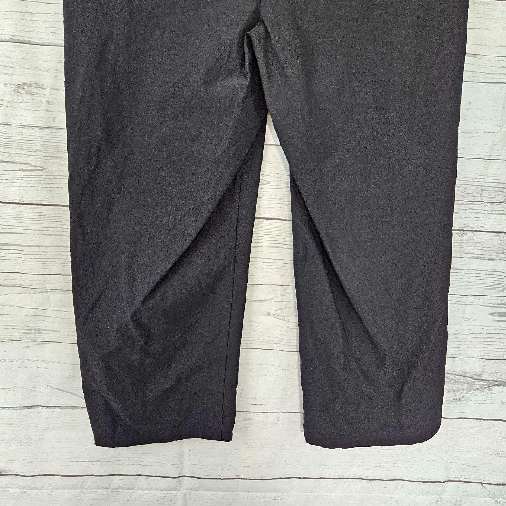 CO VINTAGE S.C.&Co Womens Cropped Pants Sz 12 Black Pull On Mid Rise Cropped Pants Womens 12 Black Pull On Size 34" / US 12 / IT 48 - 5 Thumbnail