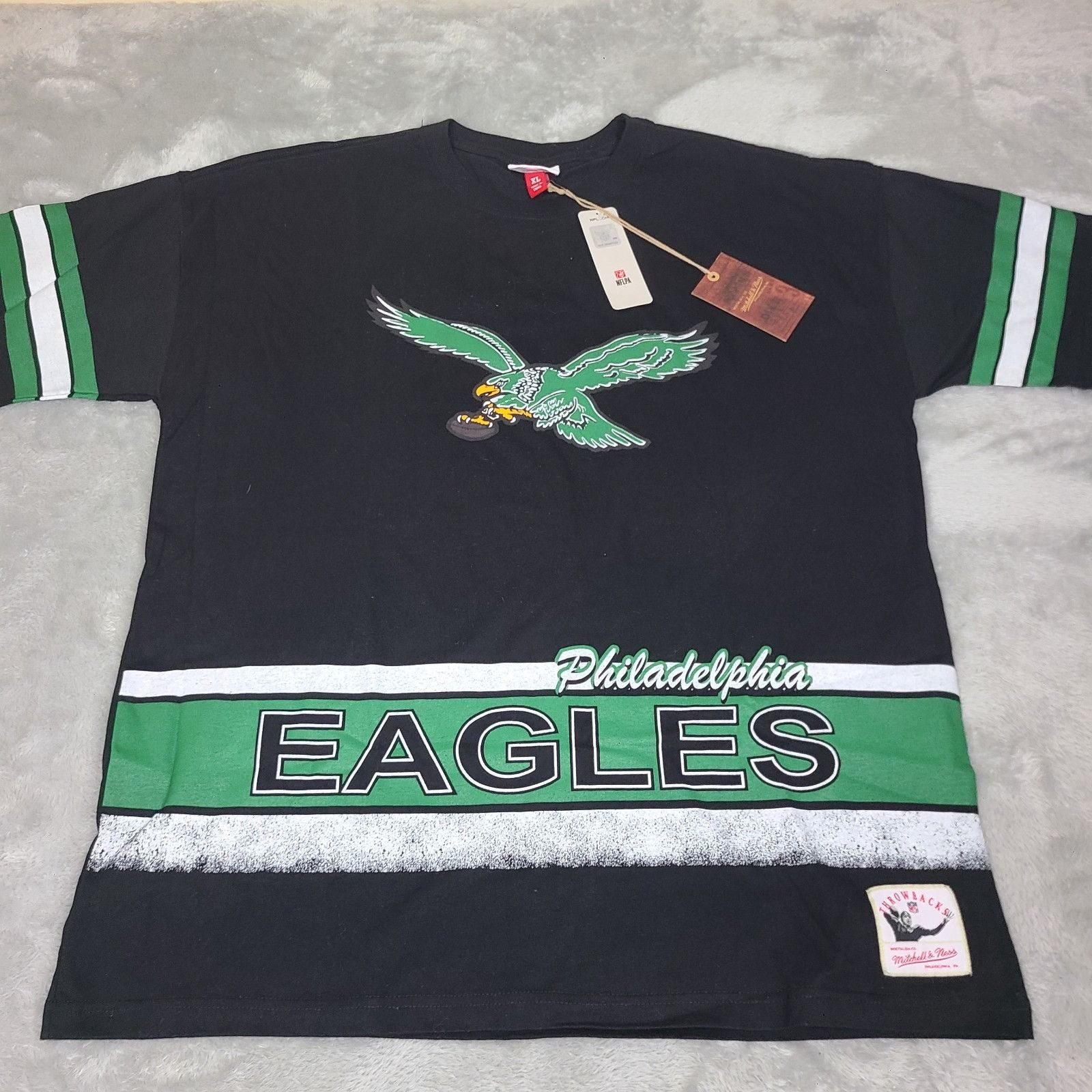 Mitchell & Ness Philadelphia Eagles Mitchell & Ness Black XL Men's Oversized Size US XL / EU 56 / 4 - 1 Thumbnail