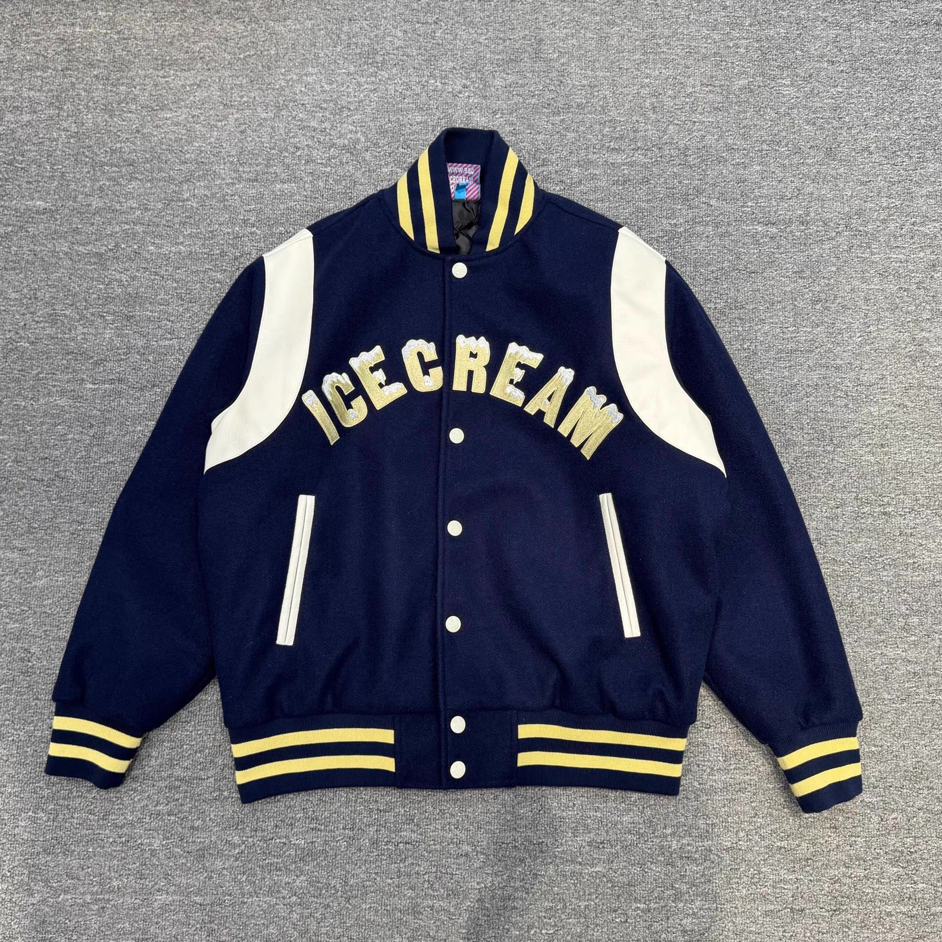 Billionaire Boys Club BBC Patchwork Baseball Jacket Q5 Size US L / EU 52-54 / 3 - 1 Thumbnail