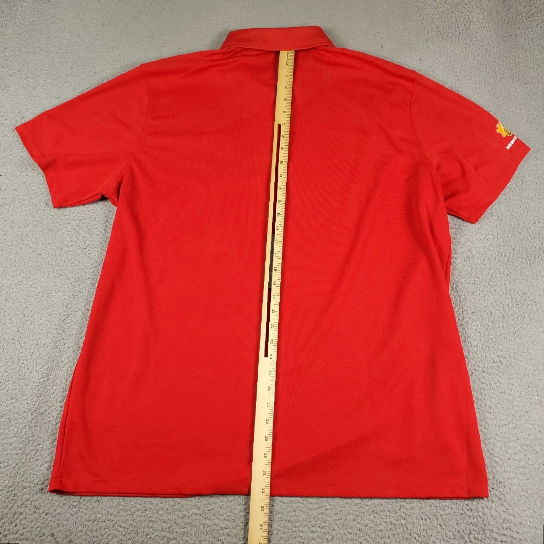 Nike Nike Polo Shirt Men 2XL Red Nike Golf Short Sleeve Polo Shirt Mens 2XL Red Swoosh Casual Golf Size US XXL / EU 58 / 5 - 4 Thumbnail