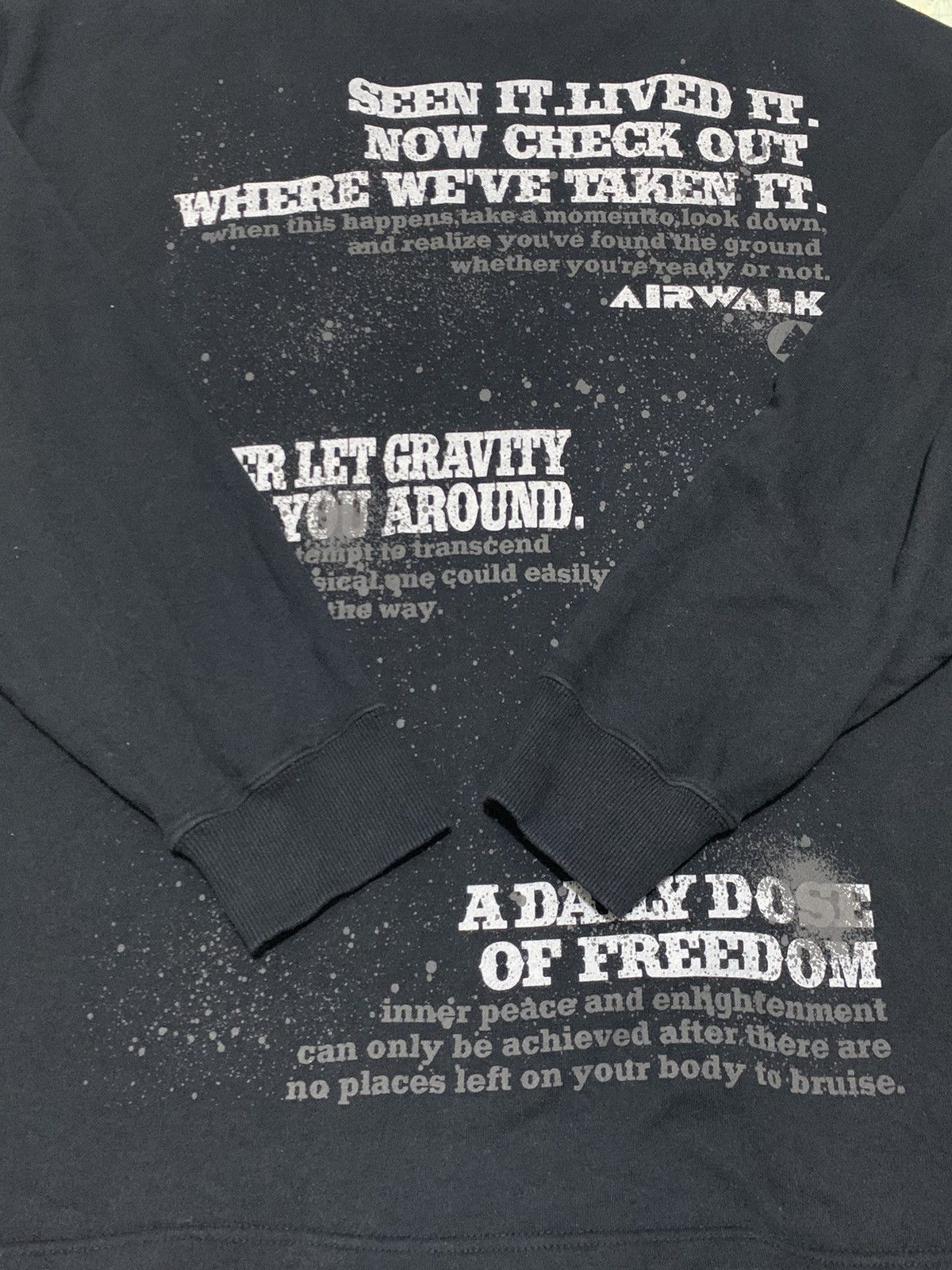 Airwalk × If Six Was Nine × Santa Cruz Skateboards Airwalk Poem skate Sweatshirt Size US XXL / EU 58 / 5 - 13 Thumbnail