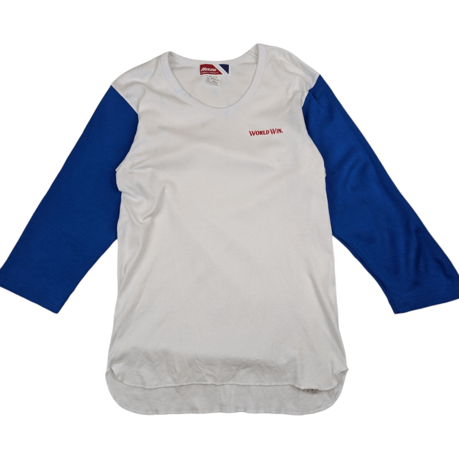 Mizuno Vintage 80's MIZUNO Baseball Raglan T-Shirt Single Stitches Size US S / EU 44-46 / 1 - 2 Thumbnail