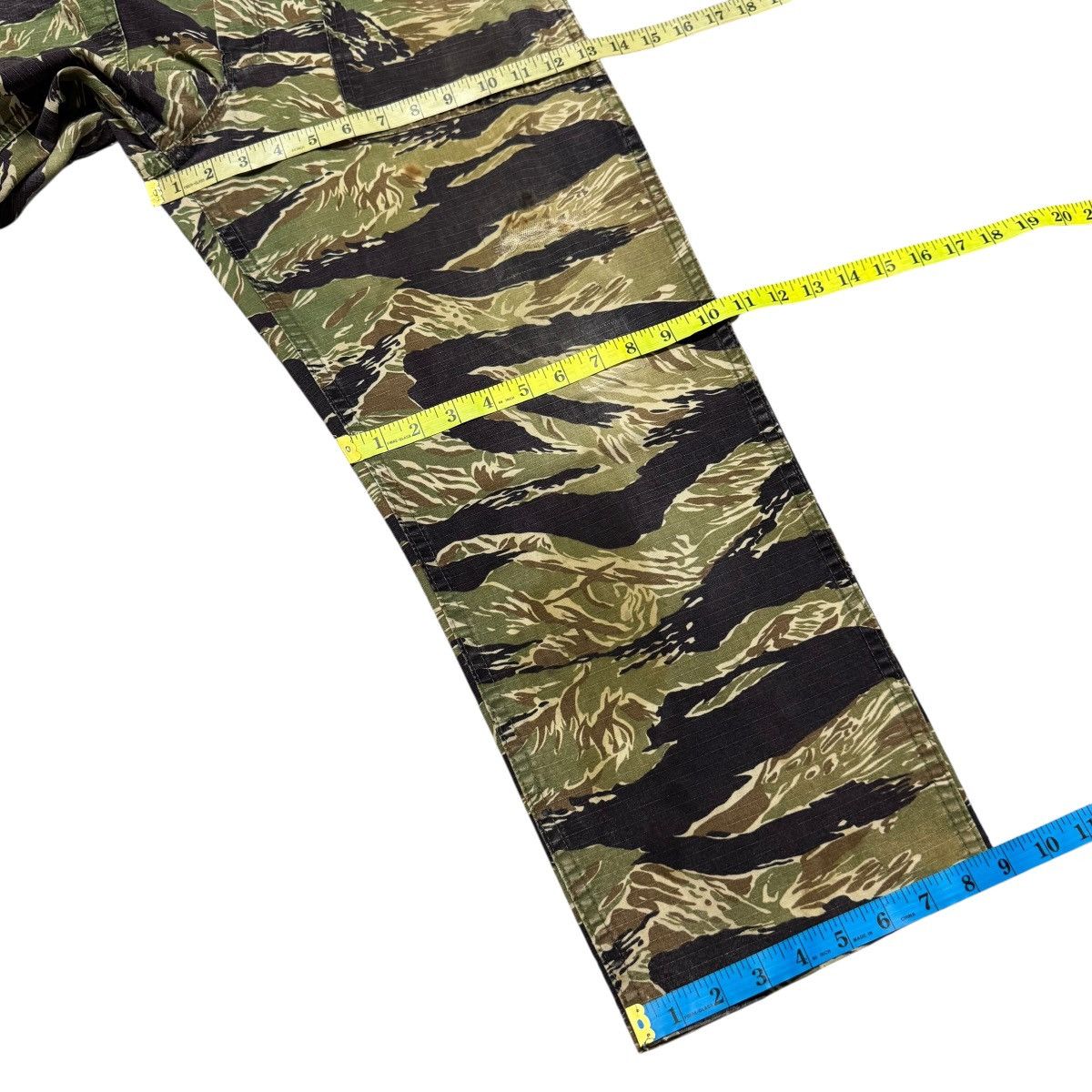 Vintage Vintage Gung Ho Tiger Stripe Fatigue Pant Ripstop Size US 31 - 18 Thumbnail