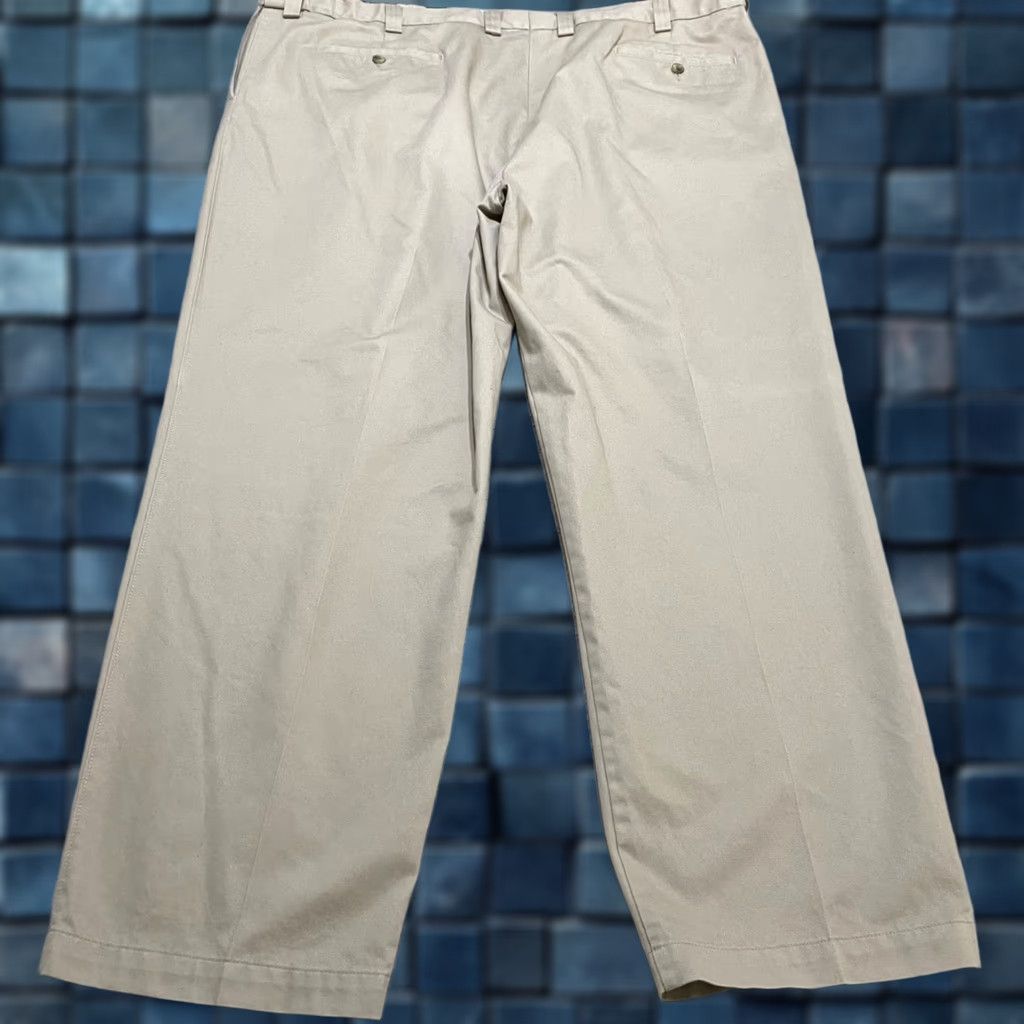 Vintage Oak Hill Dress Pants Mens 50x32 Beige Straight High Rise Pleated Business Casual Pants Mens Reg Tall Beige Size US 34 / EU 50 - 1 Thumbnail