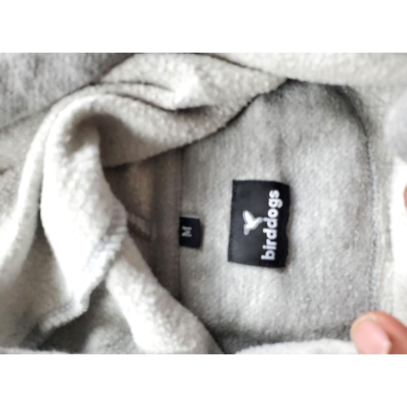 Logo 7 Birddogs Hoodie Mens Medium Gray Pullover Graphic Print Logo Back Print Sweatshirt Size US M / EU 48-50 / 2 - 6 Thumbnail