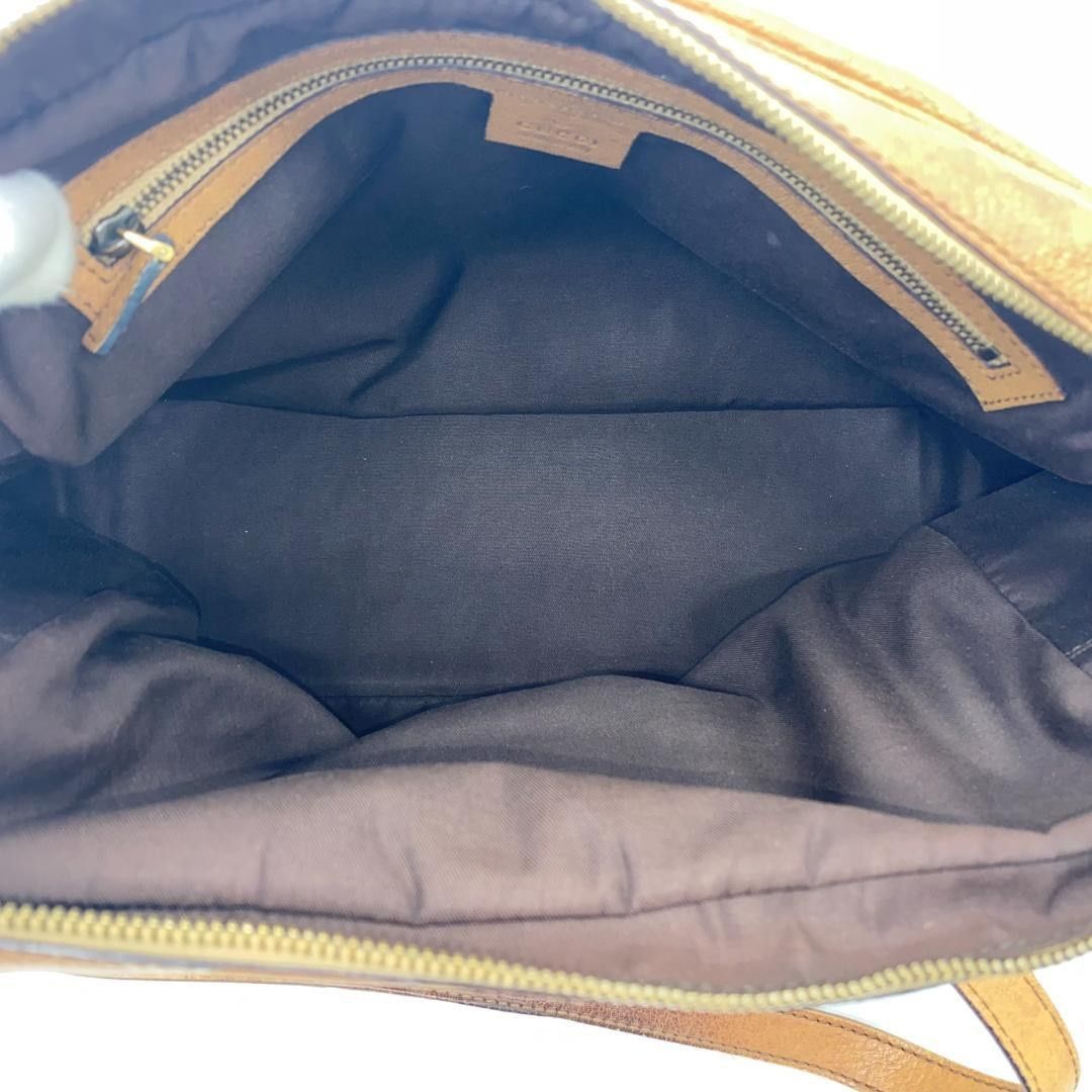 Gucci Gucci - Interlocking G Blondie Brown Leather Tote Preloved Size ONE SIZE - 9 Thumbnail
