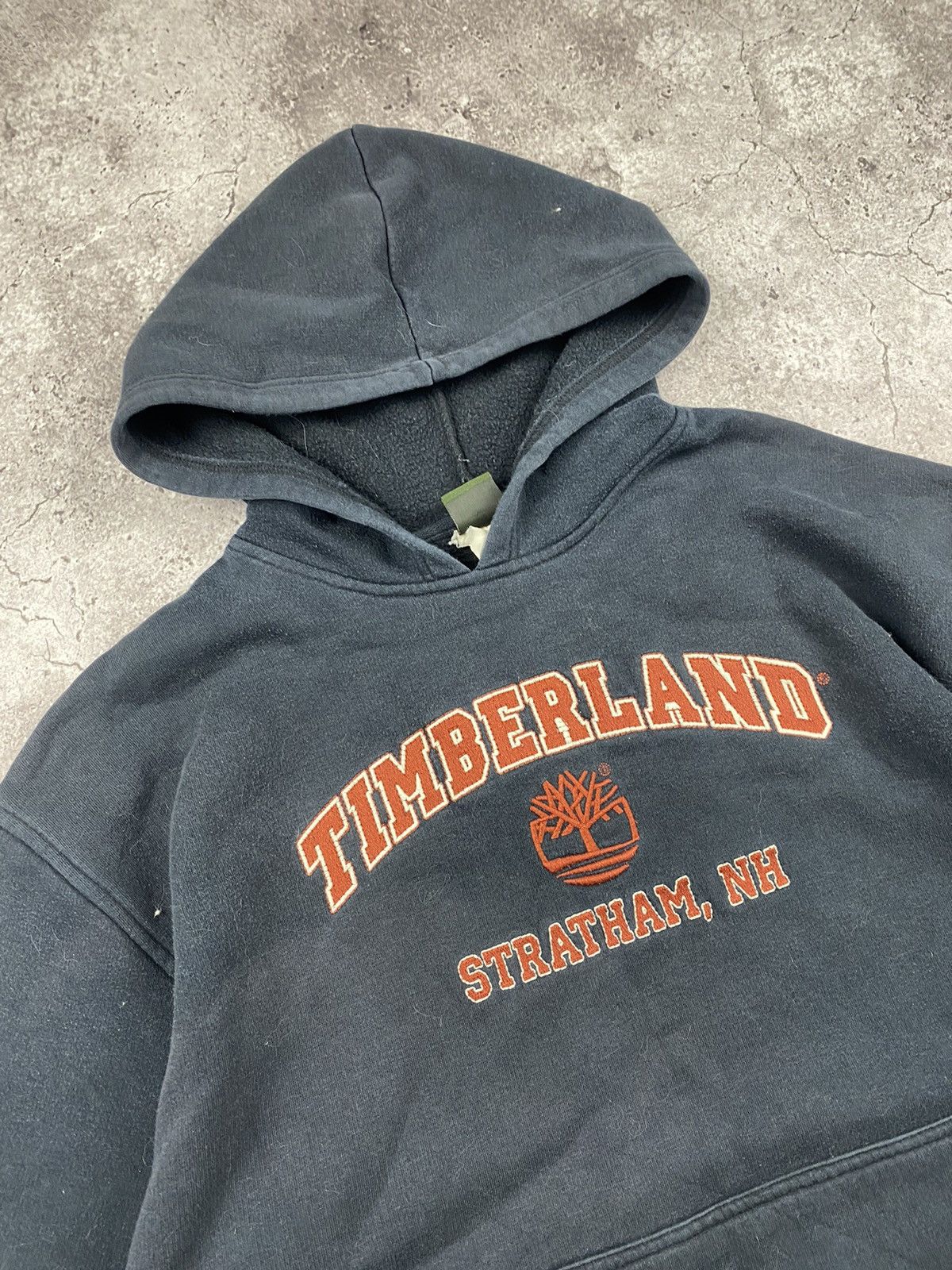 Timberland × Vintage Crazy Vintage Y2K Timberland Hoodie Boxy Faded Size US XL / EU 56 / 4 - 2 Thumbnail