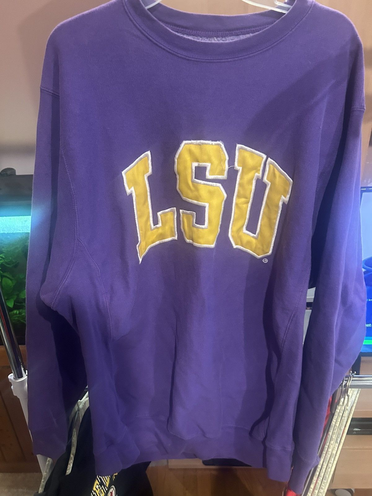 Steve And Barrys Vintage Steve and Barry’s LSU Crewneck Size US XL / EU 56 / 4 - 1 Thumbnail