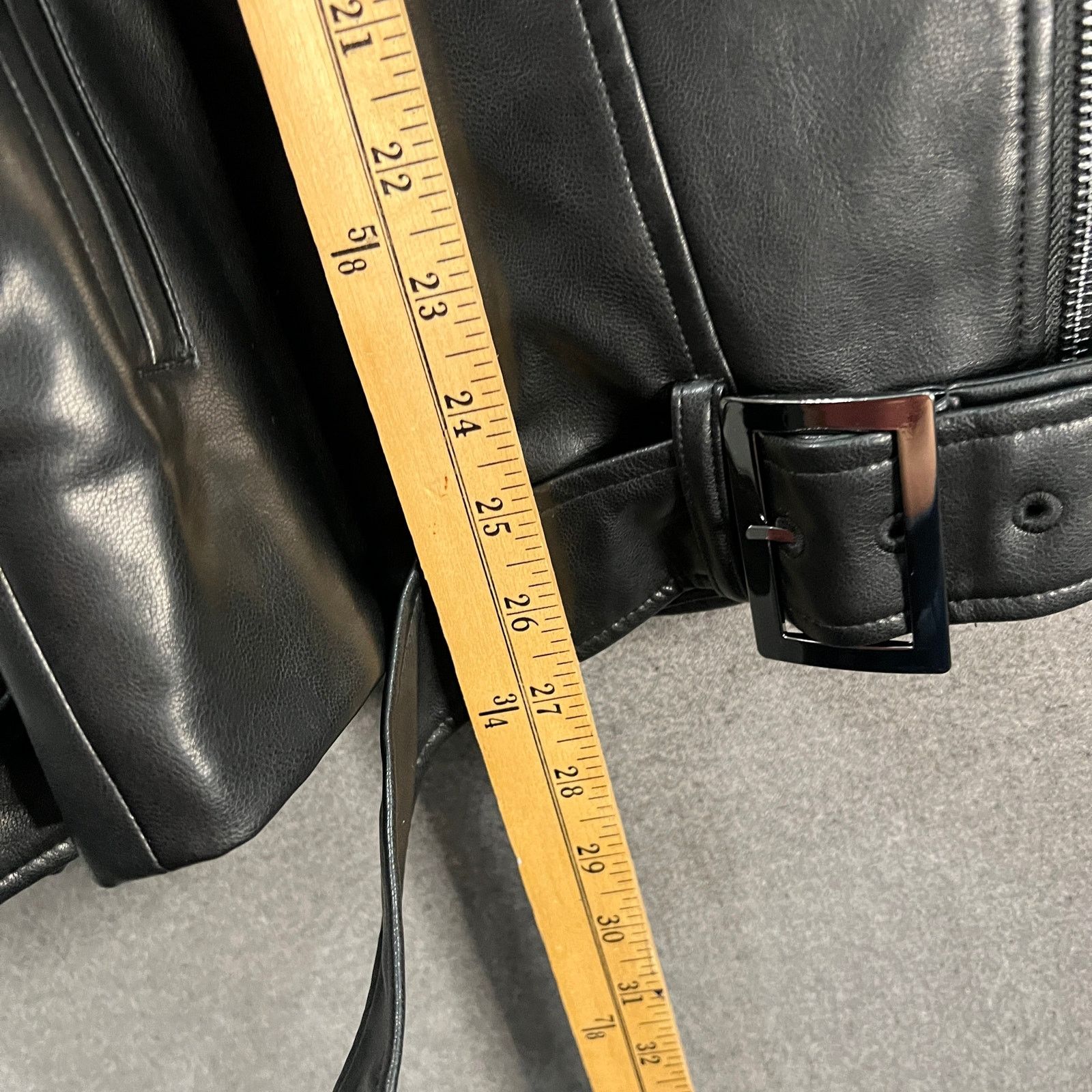 Other Worthington Women's Faux Leather Biker Winter Jacket Size XL / US 12-14 / IT 48-50 - 7 Thumbnail