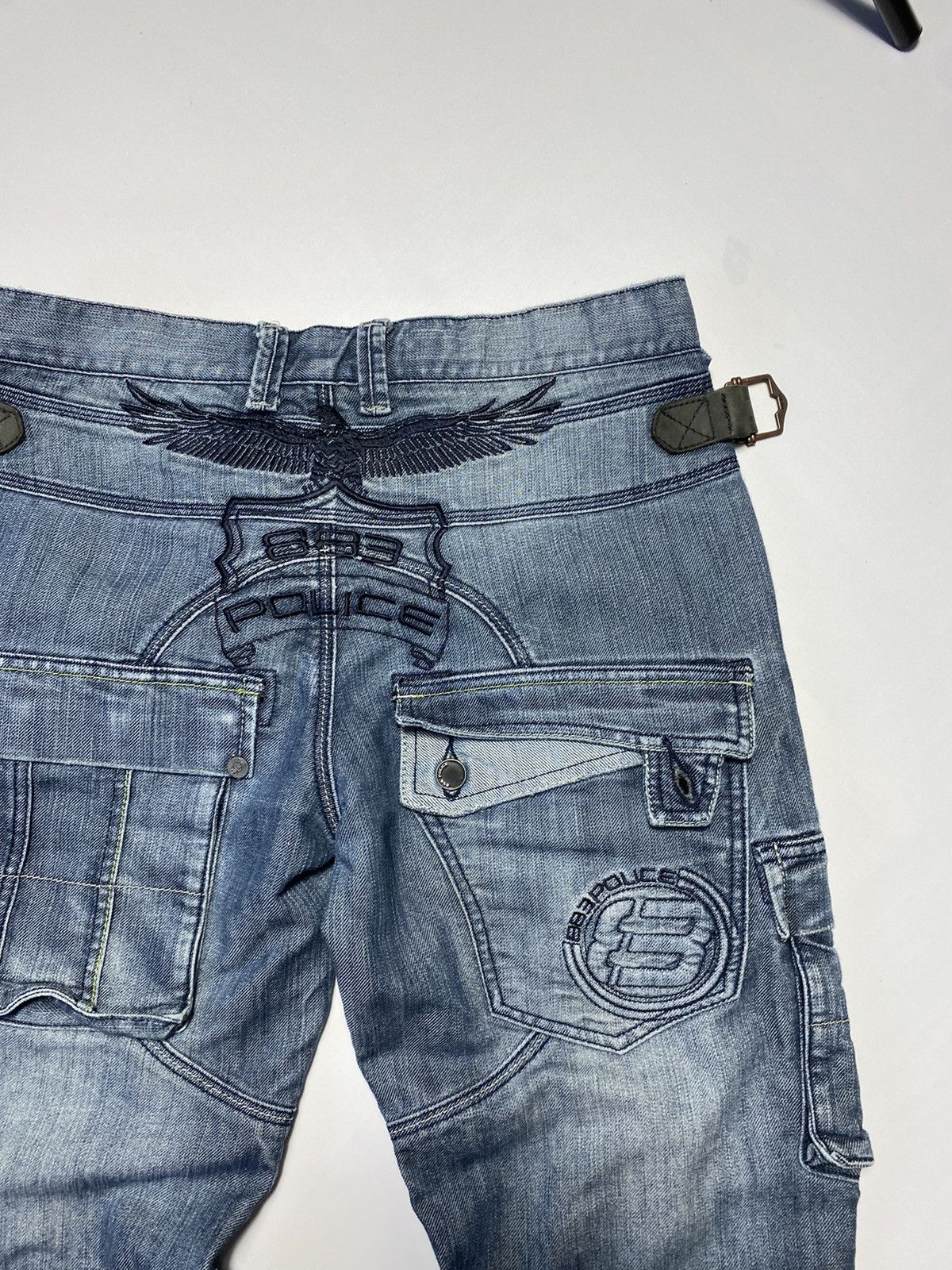 Vintage Vintage Y2k Police cargo jeans Kanye West style size 30 Size US 30 / EU 46 - 3 Thumbnail