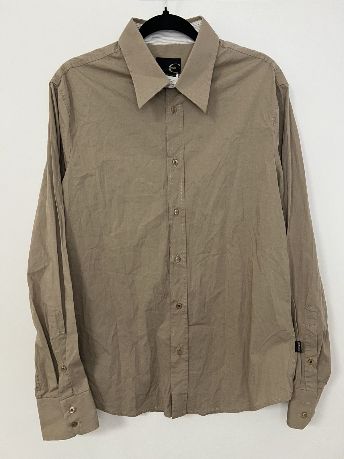 Just Cavalli Just cavalli shirt XL beige classic Size US XL / EU 56 / 4 - 1 Thumbnail