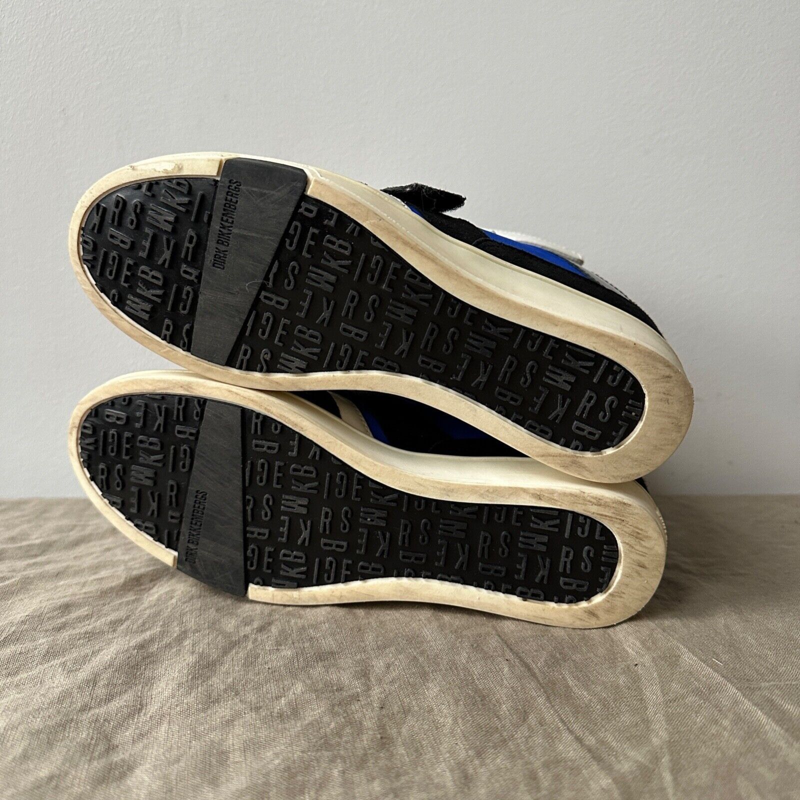 Dirk Bikkembergs Bikkembergs Vintage y2k Wedge White Blue Sneakers 8360AC Size US 6 / IT 36 - 8 Thumbnail