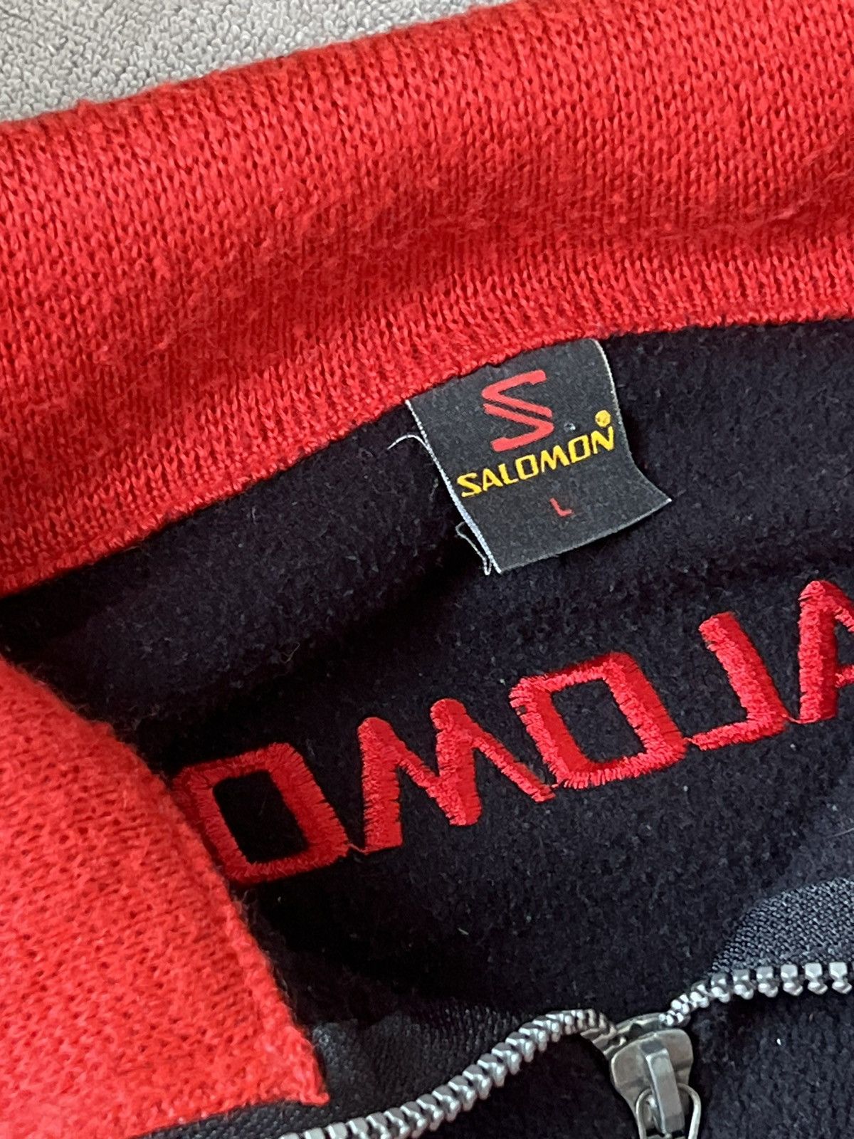 Vintage Vintage Salomon archive 1/4 zip sweatshirt fleece 90s Size US L / EU 52-54 / 3 - 5 Thumbnail
