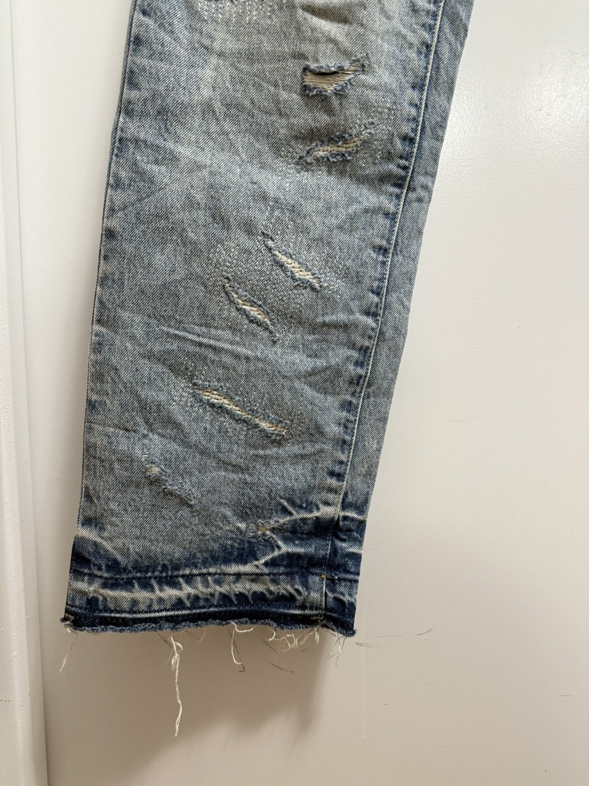 Purple Brand Purple Brand Paint Splatter Jeans Size US 31 - 6 Thumbnail
