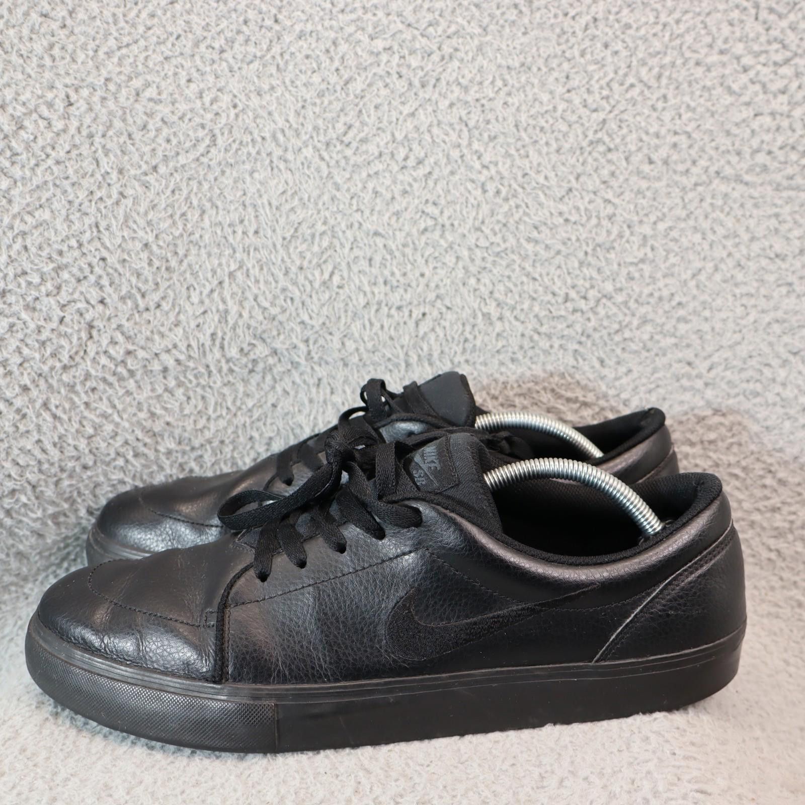 Nike Nike SB Satire L Skateboard Shoes Men Sz 13 Black Leather Size US 13 / EU 46 - 4 Thumbnail