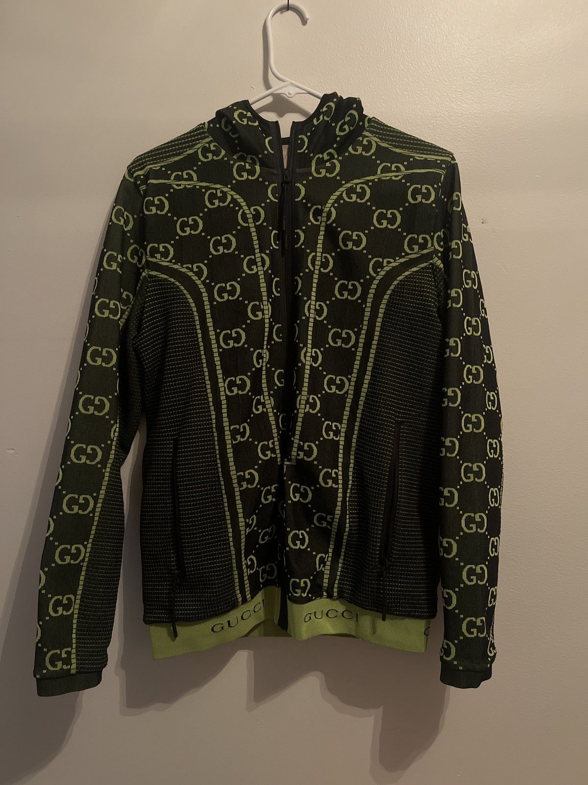 Gucci Tubular jersey jacket