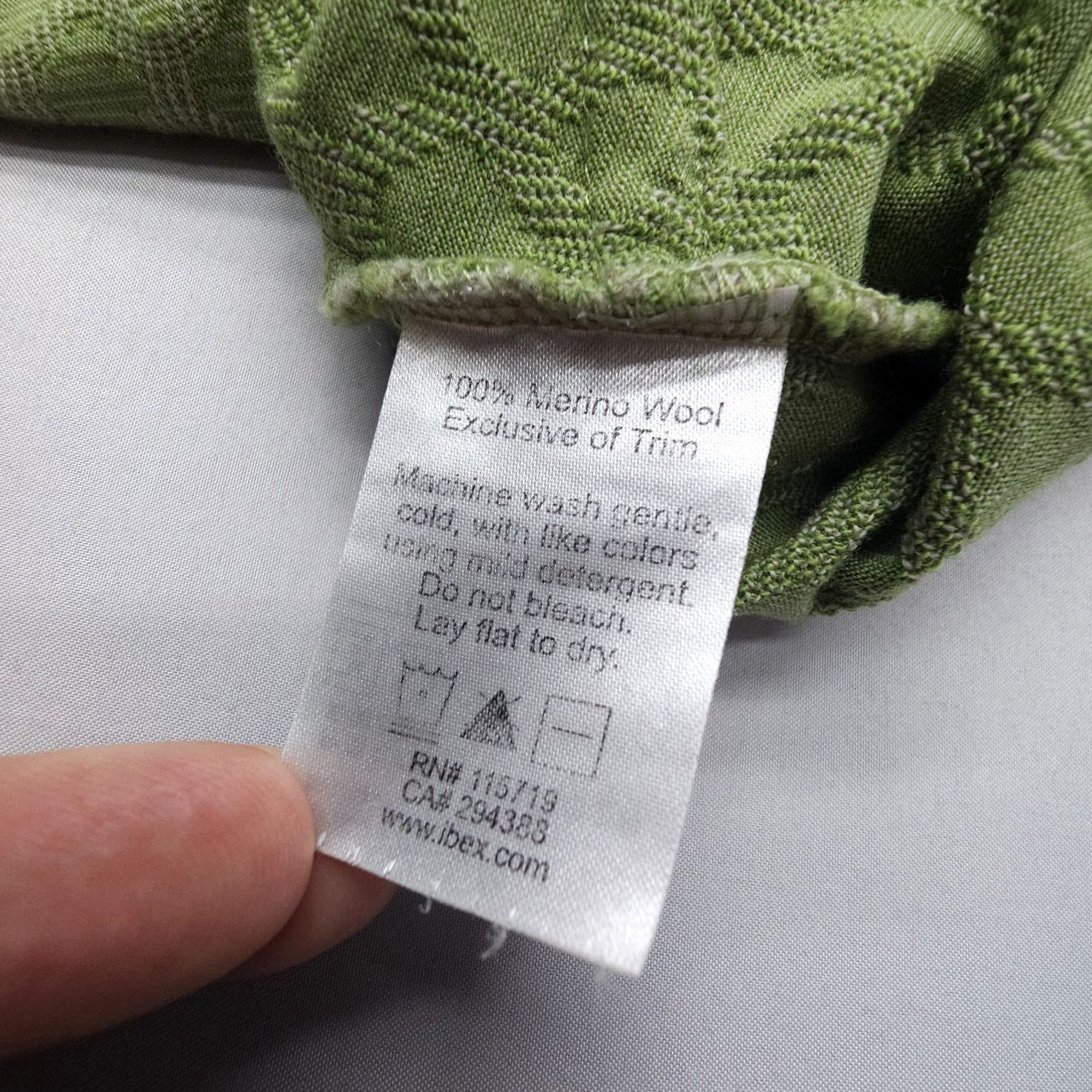Layer 8 Ibex Merino Wool Half-Zip Pullover Womens Small Green Mid Layer Hiking Outdoor Size S / US 4 / IT 40 - 7 Thumbnail