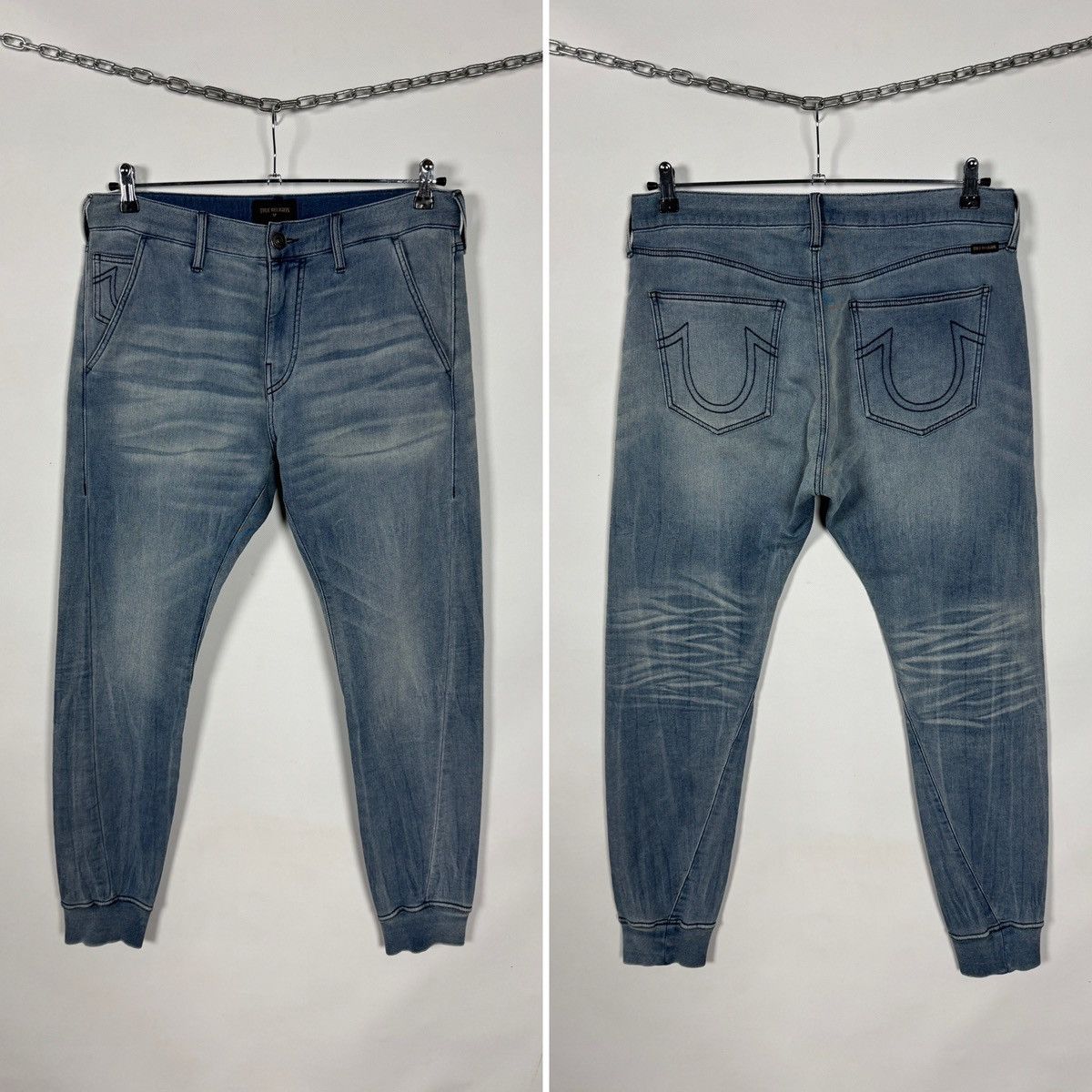True Religion True Religion Runner Indigo Pants Stretch Jogger Y2K Size 32 Size US 32 / EU 48 - 1 Thumbnail