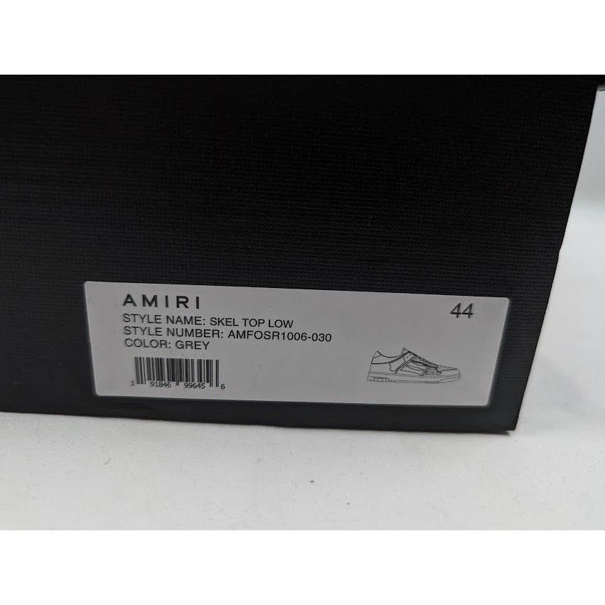 Amiri o1rshd1 Skelton Low-Top Sneakers in Grey Size US 11 / EU 44 - 22 Thumbnail