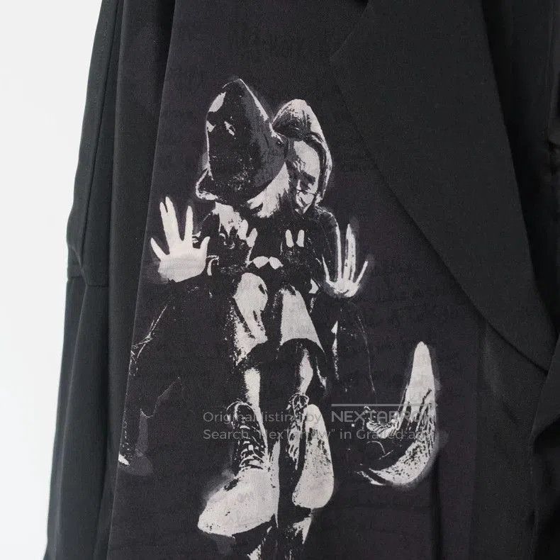 Yohji Yamamoto Yohji Yamamoto 22AW Silk Coat. Size US M / EU 48-50 / 2 - 2 Thumbnail
