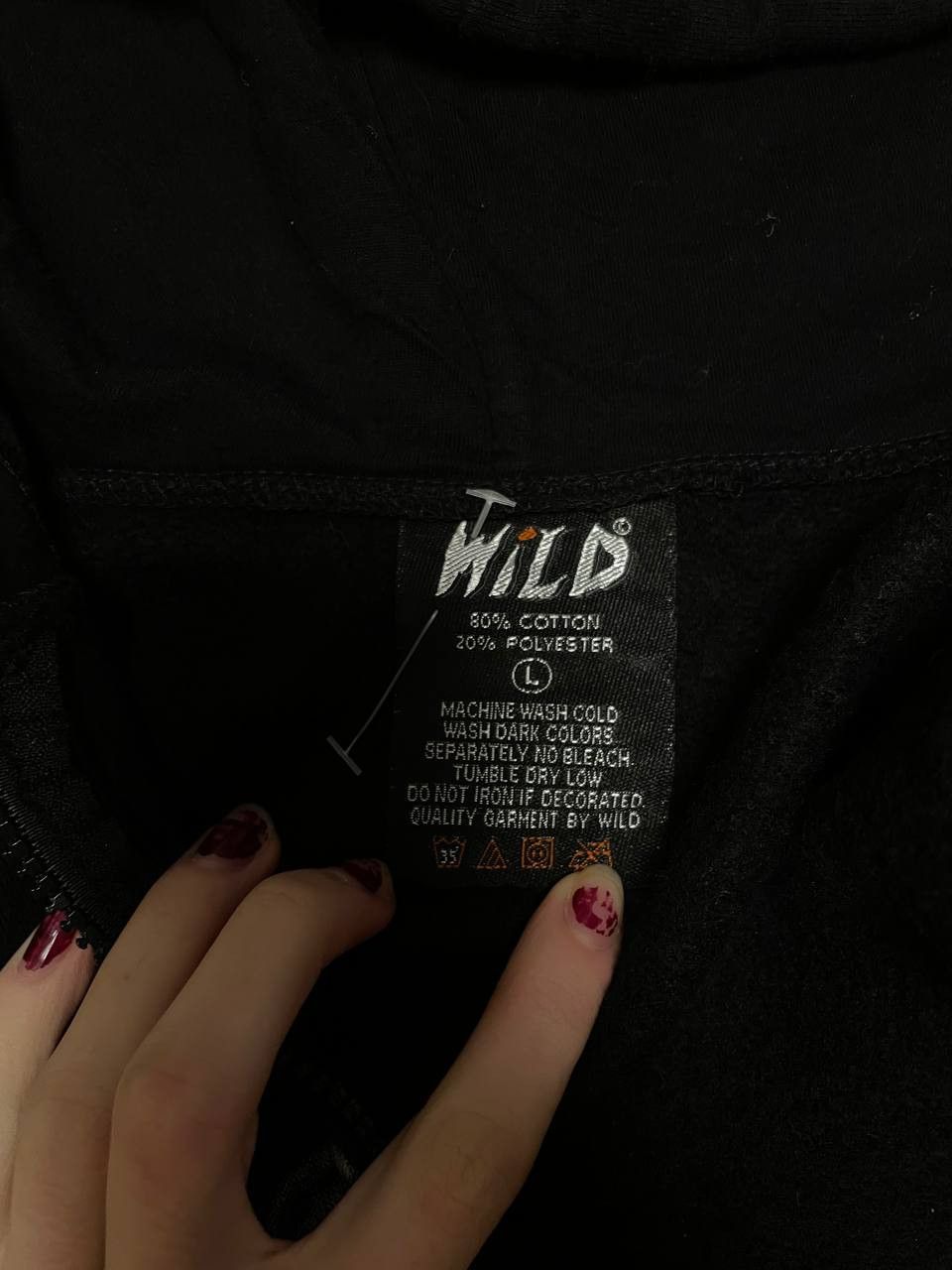 Other 90s Vintage Wild Zip Hoodie with Tiger Size L / US 10 / IT 46 - 3 Thumbnail