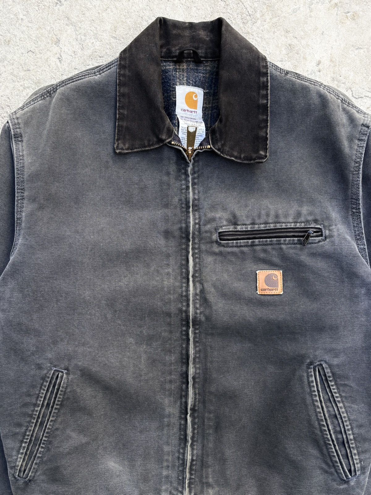 ❌ SOLD ❌VTG 04’s Petrol Gray Carhartt Detroit Jacket J97 PTL
