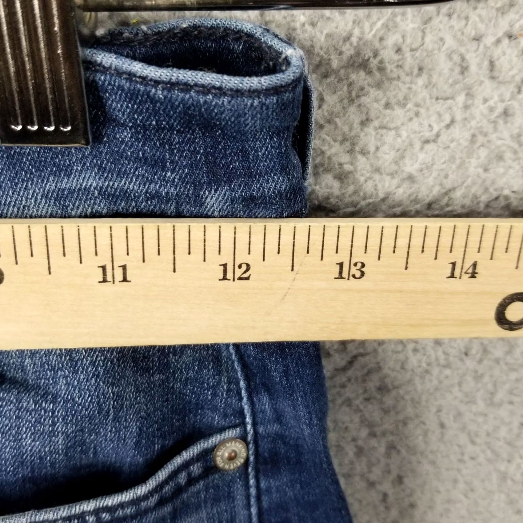 7 For All Mankind 7 For All Mankind Jeans Women 25 Gwenevere Slim Skinny Ankle High Waist 90s Blue Denim Stretch Button Embroidered Mens Womens Girls Size 42" / US 20 - 4 Thumbnail
