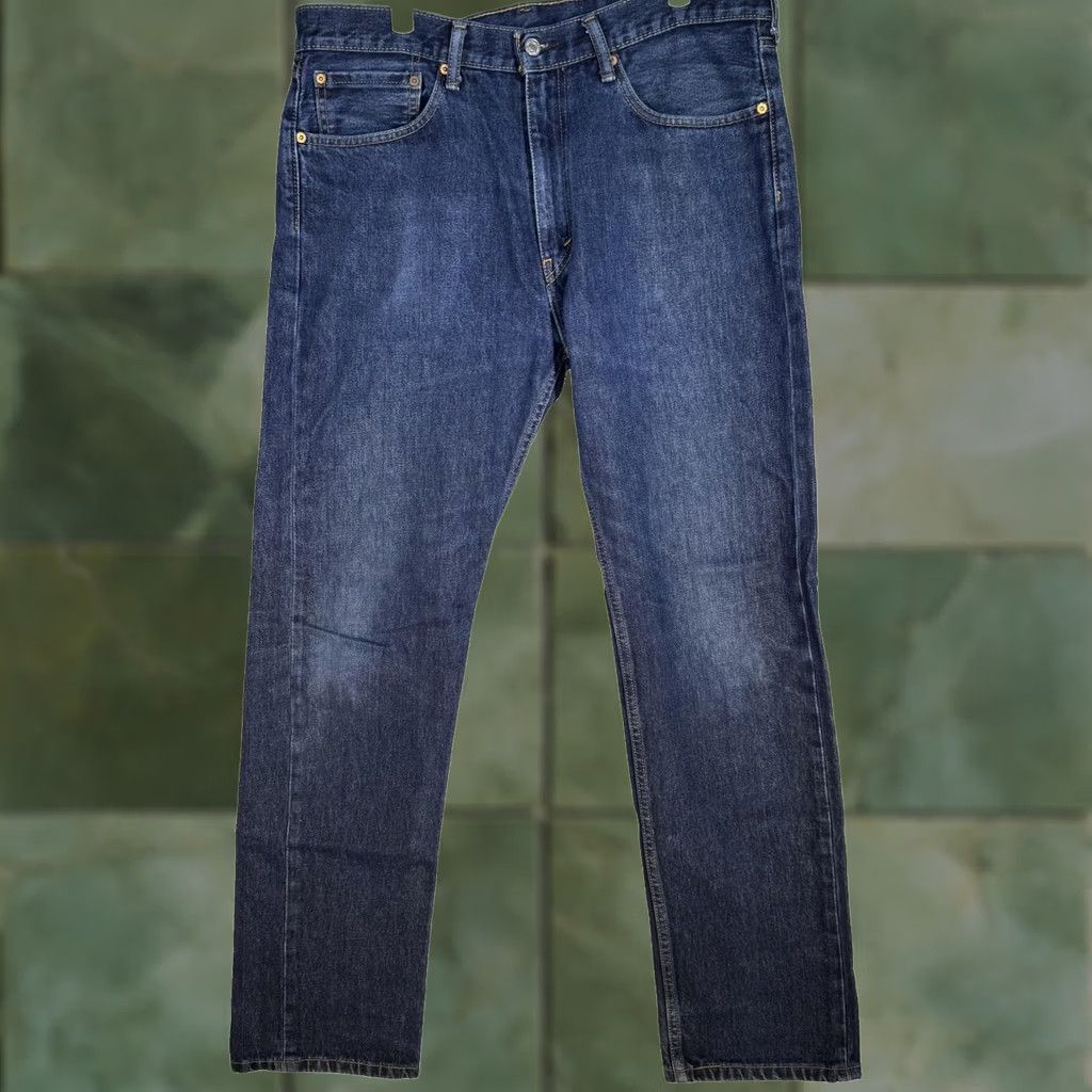 Levi's Levis 505 Jeans Mens 36x34 Blue Straight Leg Denim Regular Fit Classic Size US 36 / EU 52 - 1 Thumbnail