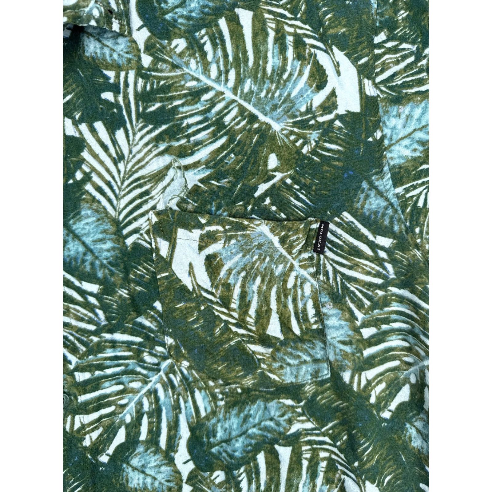 CO Molokai Surf Co Shirt Adult 2XL Blue Floral Leaf Hawaiian 100% Rayon Hawaiian Shirt Mens Size 2XL Blue Floral Leaf Size US XXL / EU 58 / 5 - 6 Thumbnail