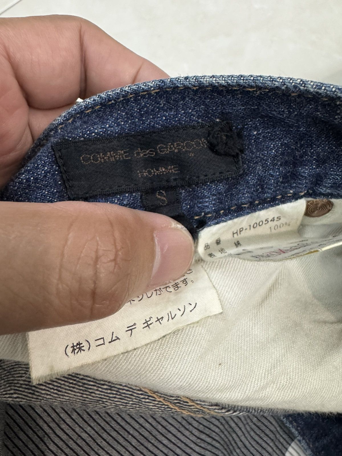 Comme des Garcons Vtg Comme des Garcons Homme Selvedge Jeans AD1999 Size US 32 / EU 48 - 7 Thumbnail