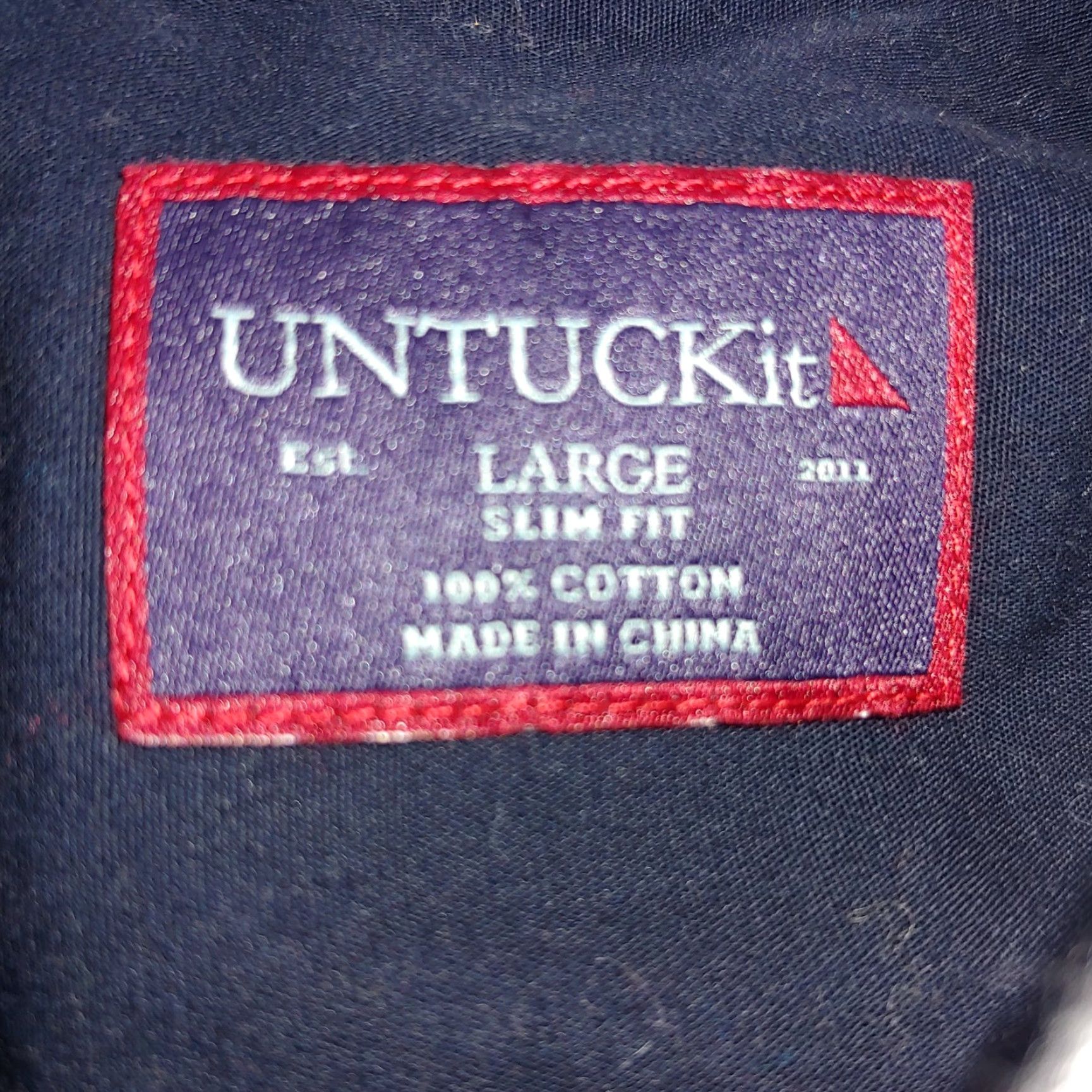 UNTUCKit UNTUCKit Slim Fit Button-Down Shirt Large Plaid Gray Long Sleeve Mens Size US L / EU 52-54 / 3 - 4 Thumbnail
