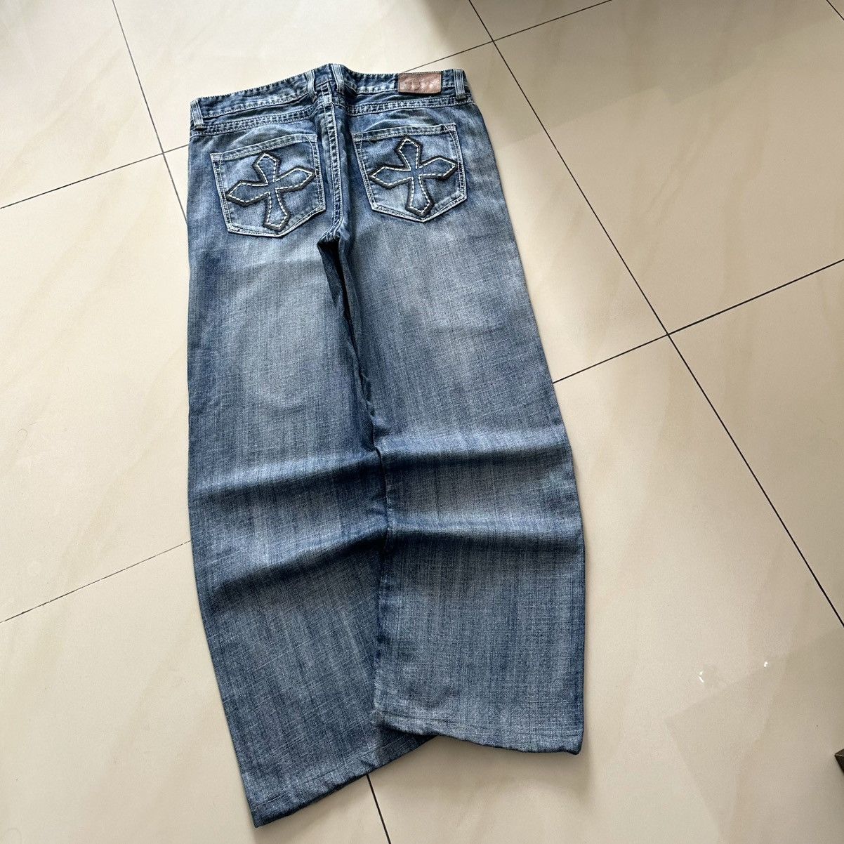 Helix Y2K Helix Jeans Mens Relaxed Boot Wash Baggy Size US 38 / EU 54 - 3 Thumbnail