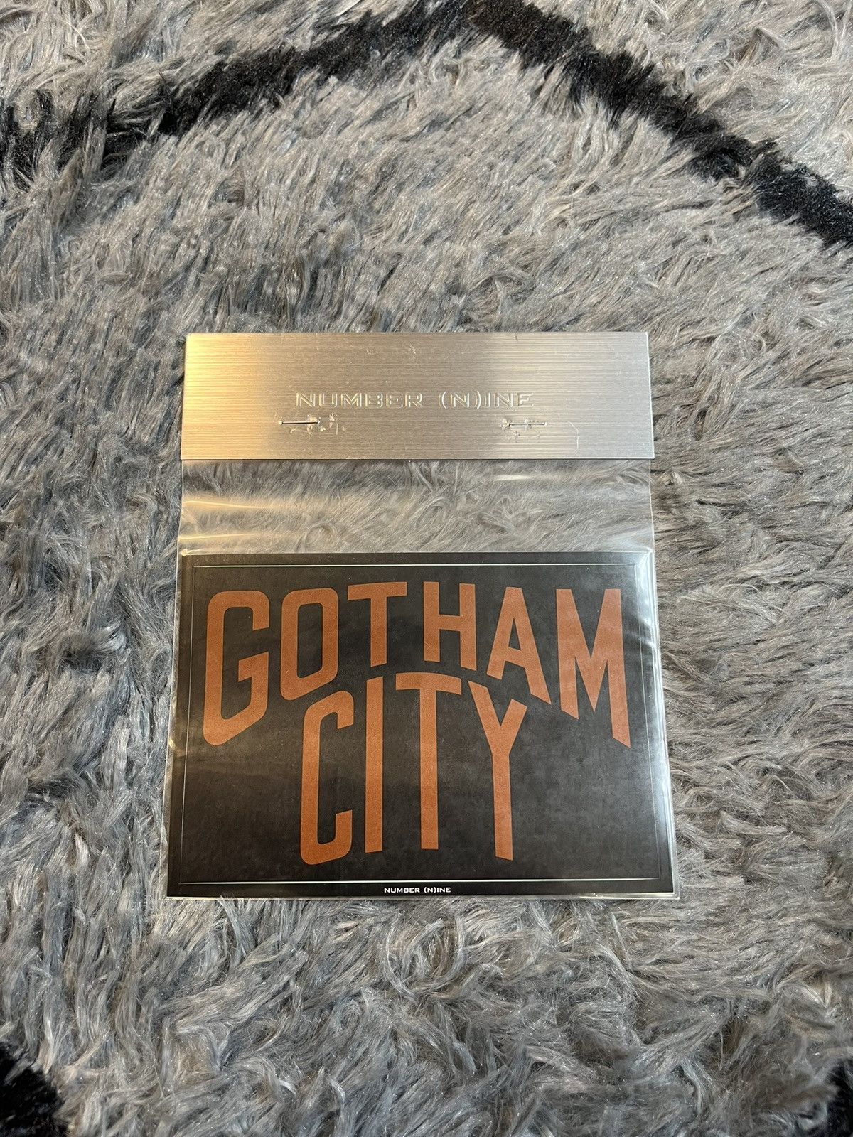 Number (N)ine Number (N)ine 2002 Gotham City Sticker Brown Size ONE SIZE - 1 Thumbnail