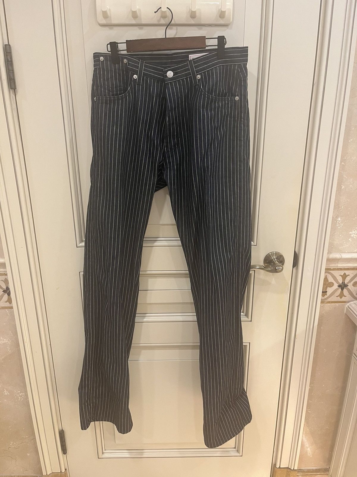 Alexander McQueen striped denim jeans size46 Size US 30 / EU 46 - 2 Thumbnail