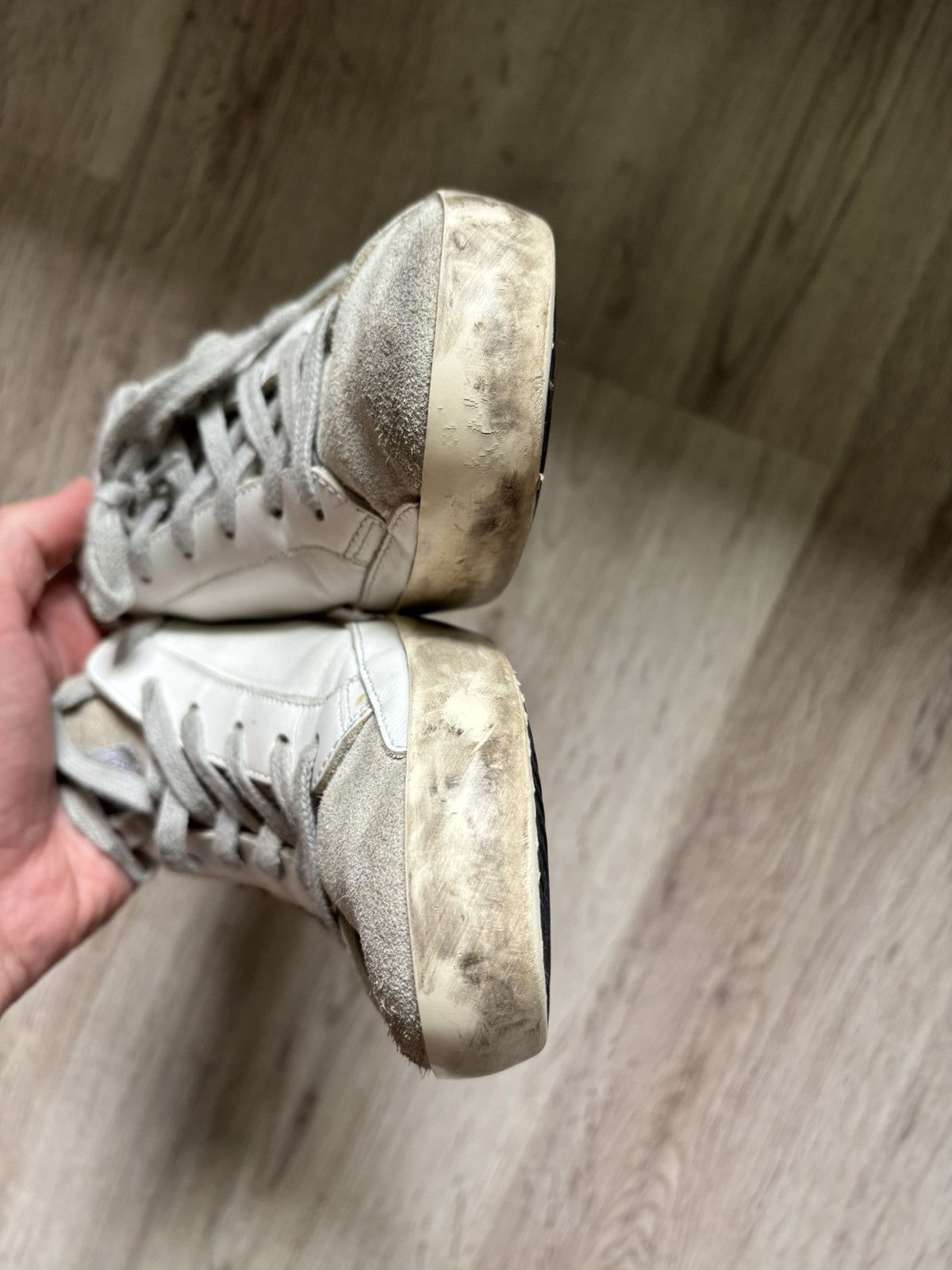 Golden Goose Golden Goose Super-star with Glitter Star EU41 US10 UK8 Size US 10 / IT 40 - 9 Thumbnail