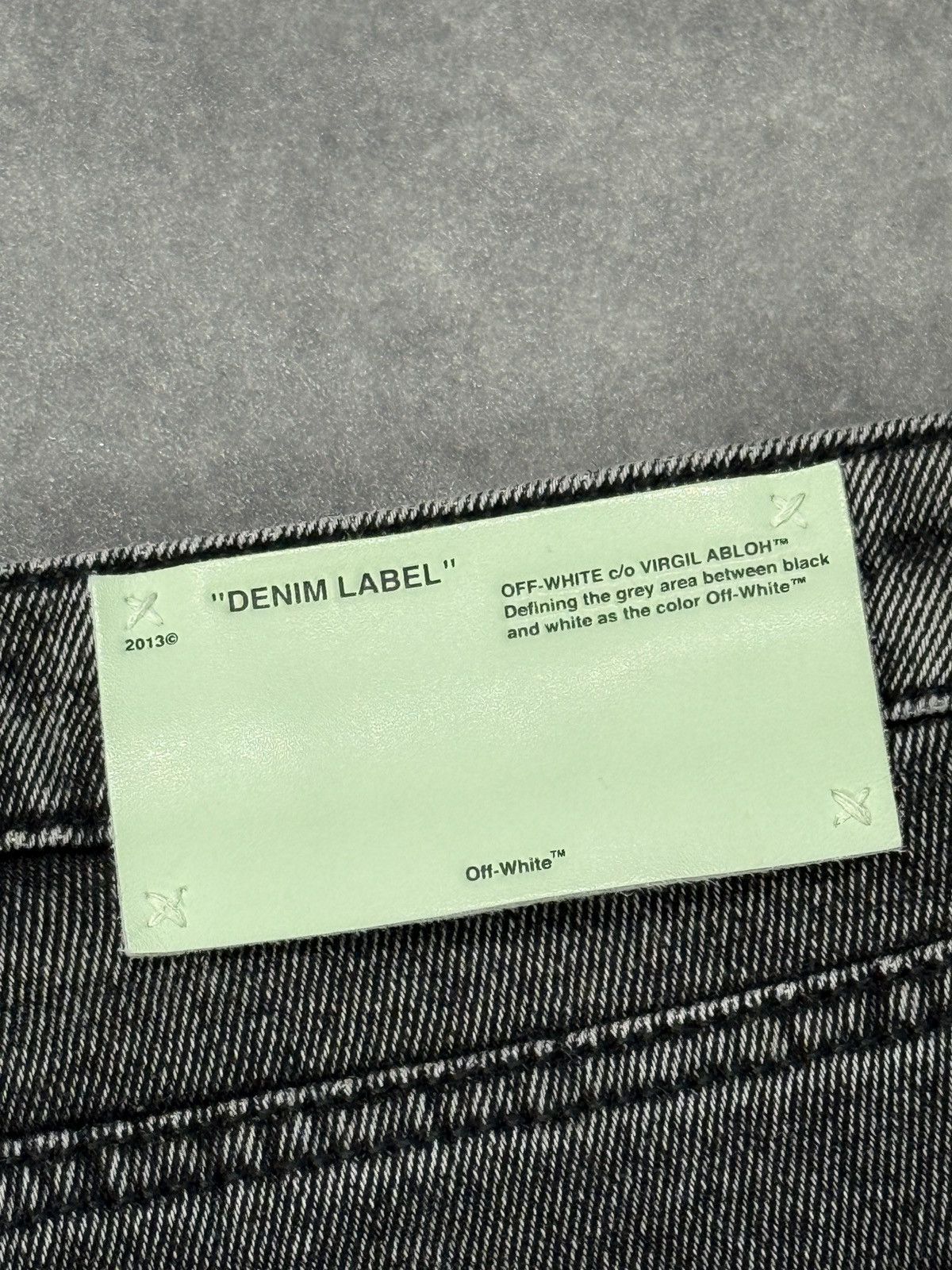 Off-White Slim fit jeans denim washed off white operating srl SS2019 Size US 26 / EU 42 - 14 Thumbnail