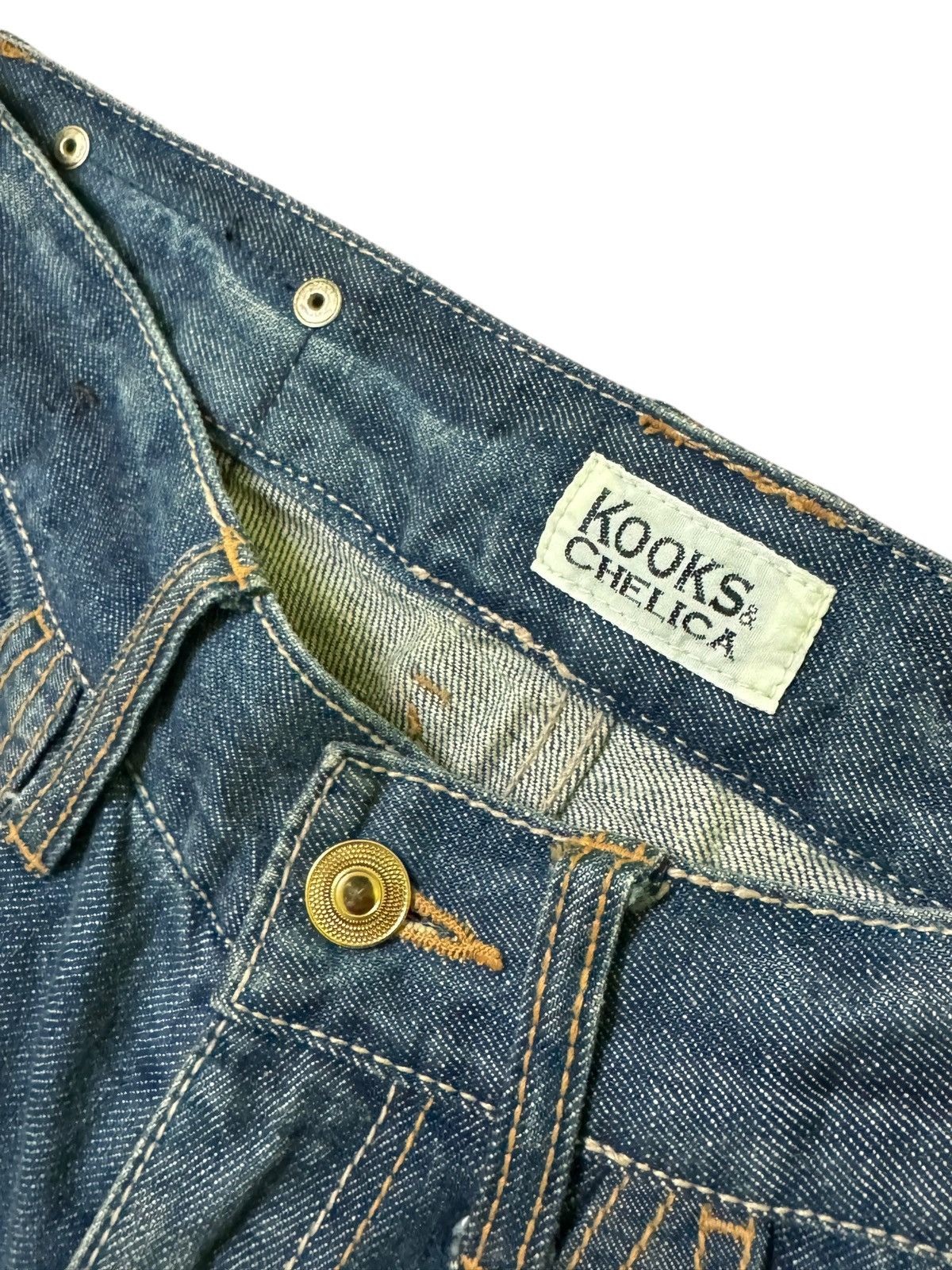 If Six Was Nine × Japanese Brand Flare KOOK & CHELICA Embroidered 6 Pocket Low Waist Denim Size US 28 / EU 44 - 7 Thumbnail
