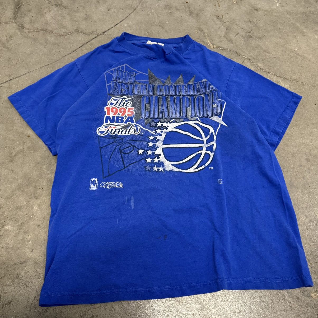 Other Vintage 1995 Blue Orlando Magic Conference Finals Tee! Size US XL / EU 56 / 4 - 6 Thumbnail
