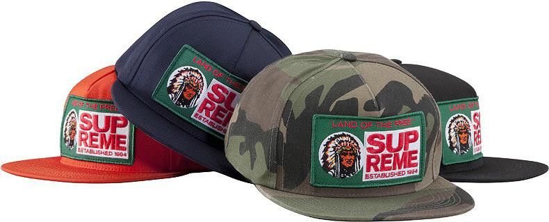 Supreme Supreme Land of the Free Snapback Camo Hat - Redman Size ONE SIZE - 8 Thumbnail