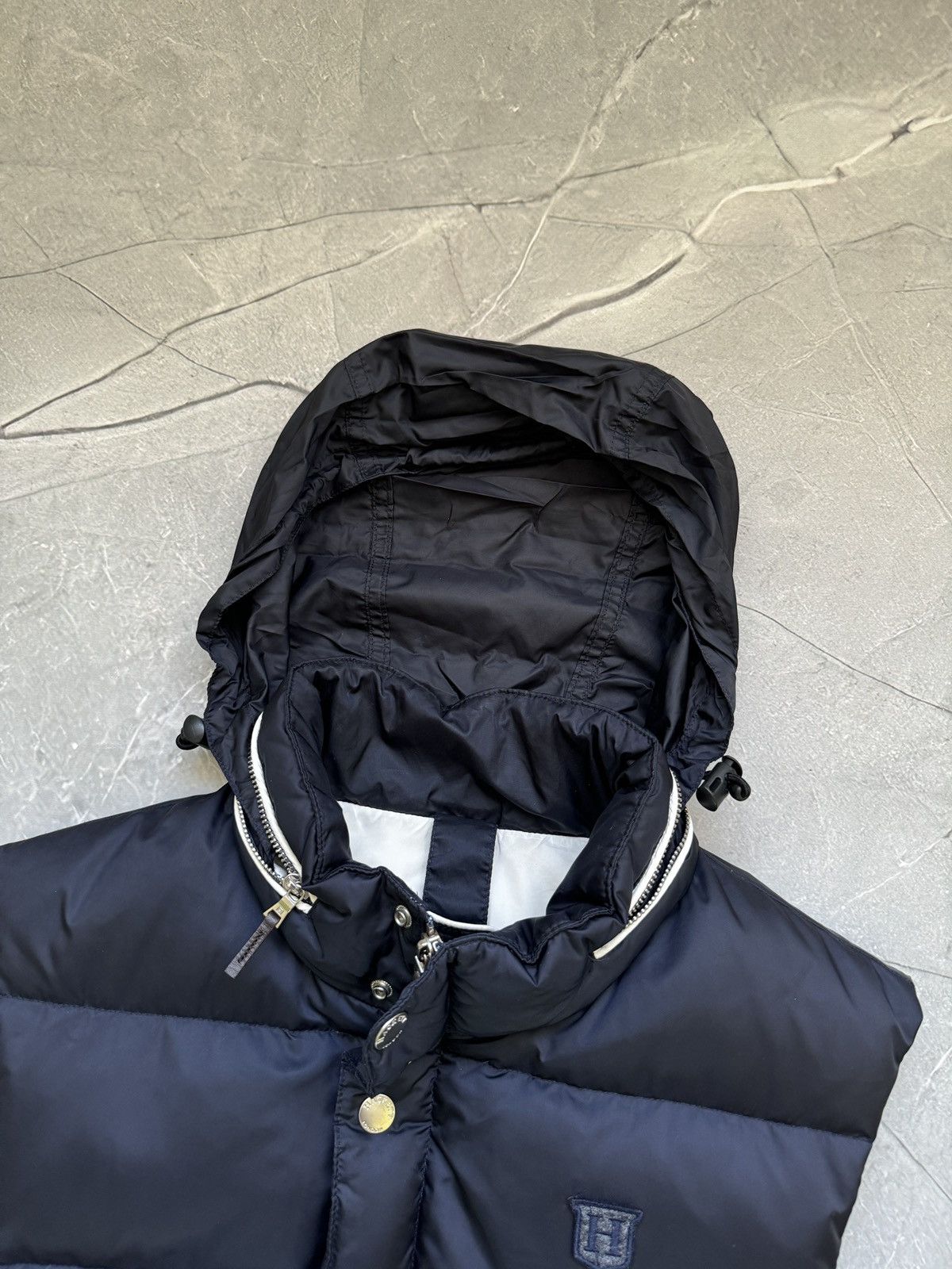 Hackett Hackett London Nylon Down Puffer Vest Navy Inner Hood Size US M / EU 48-50 / 2 - 17 Thumbnail