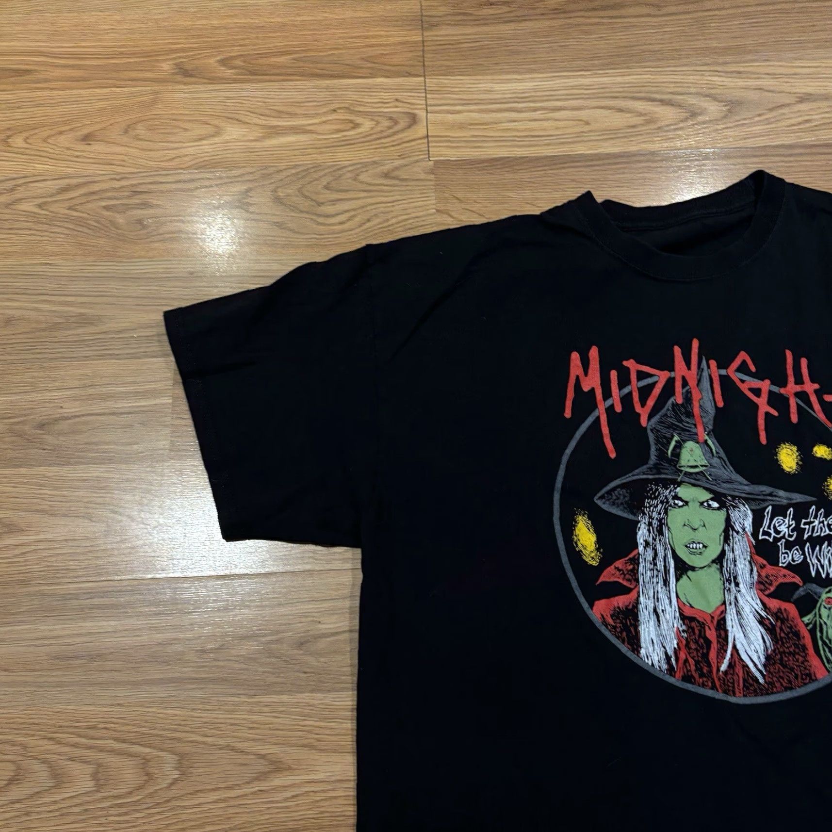 Vintage Midnight Let There Be Witchery 2022 Tour T Shirt Blasphemy and Witchery Sz XL Size US XL / EU 56 / 4 - 5 Thumbnail